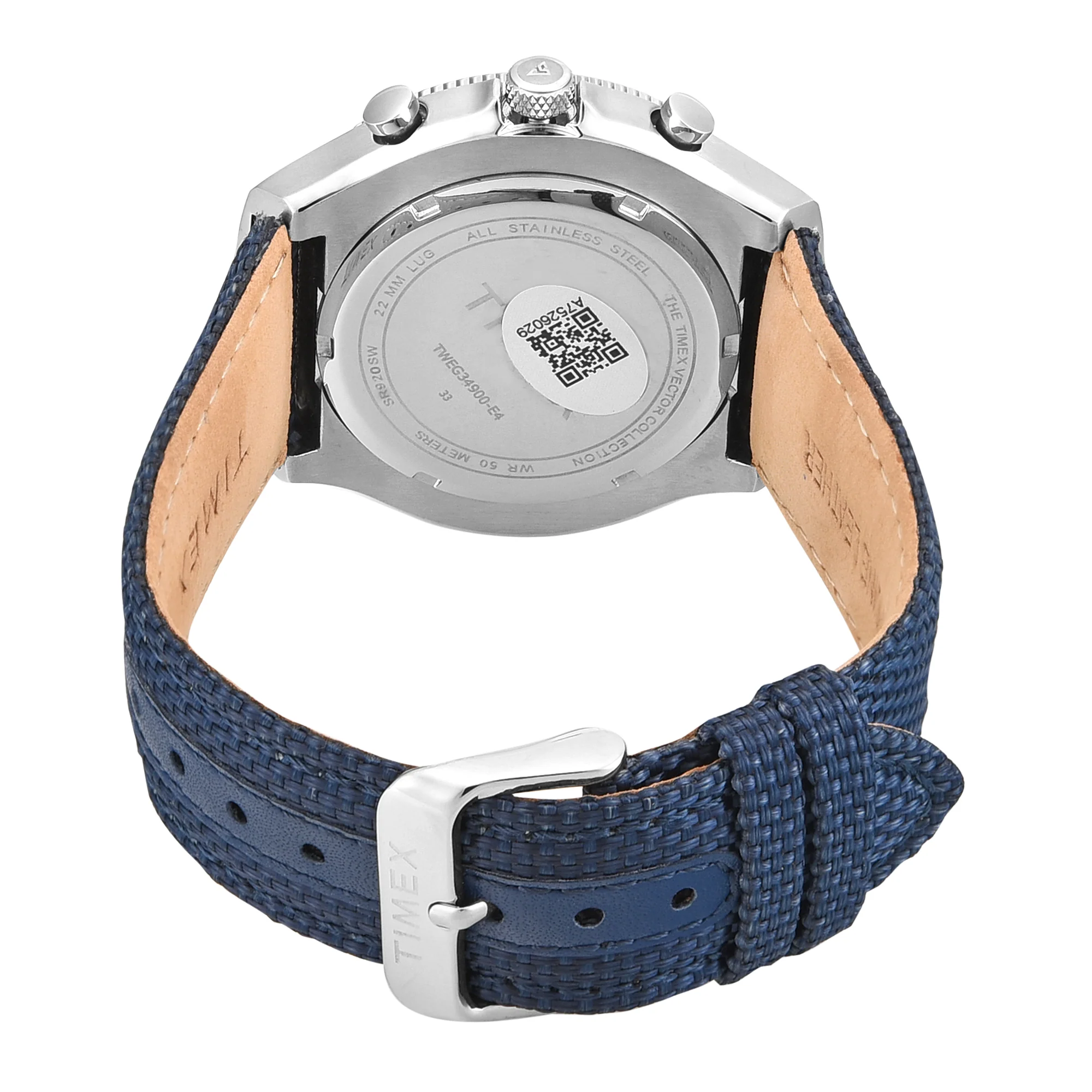 Timex Vector Round 45mm Blue Dial Analog Men Watch - TWEG34900 - Image 3