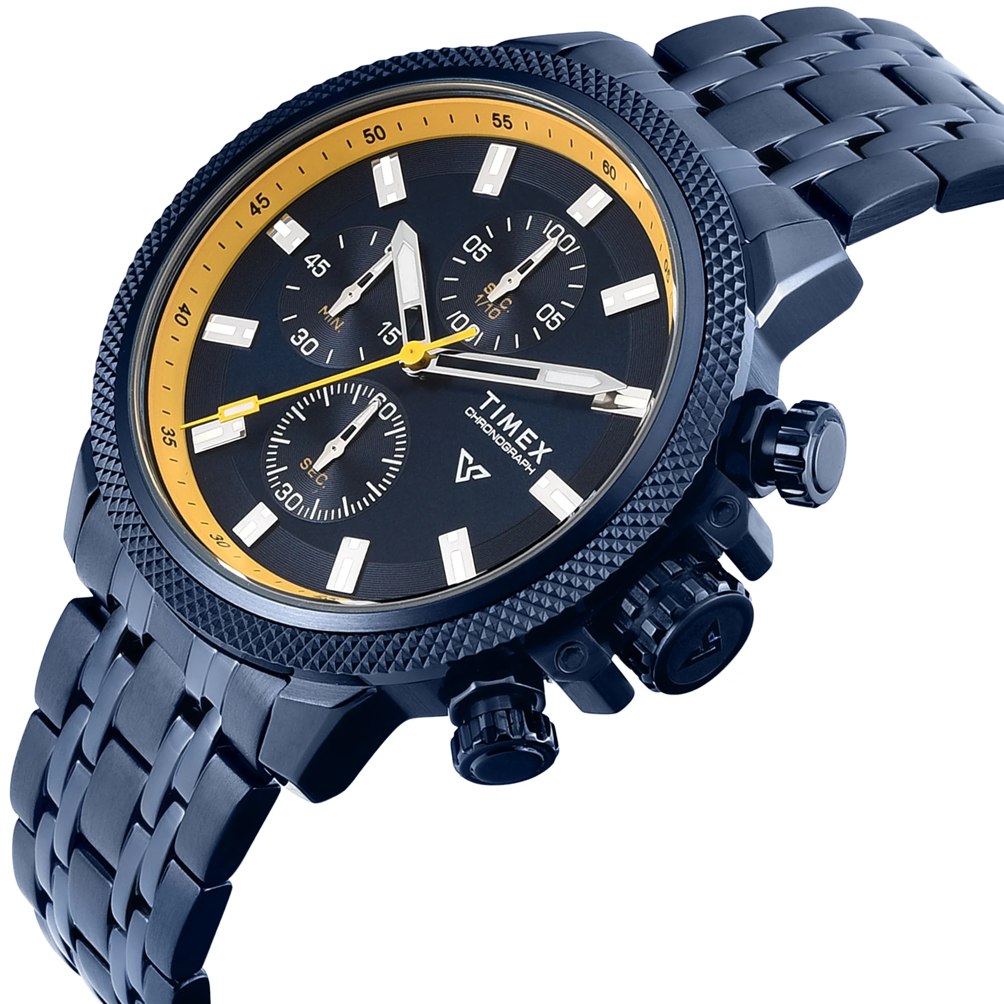 Timex Vector Round 46mm Blue Dial Analog Men Watch - TWEG35102 - Image 3