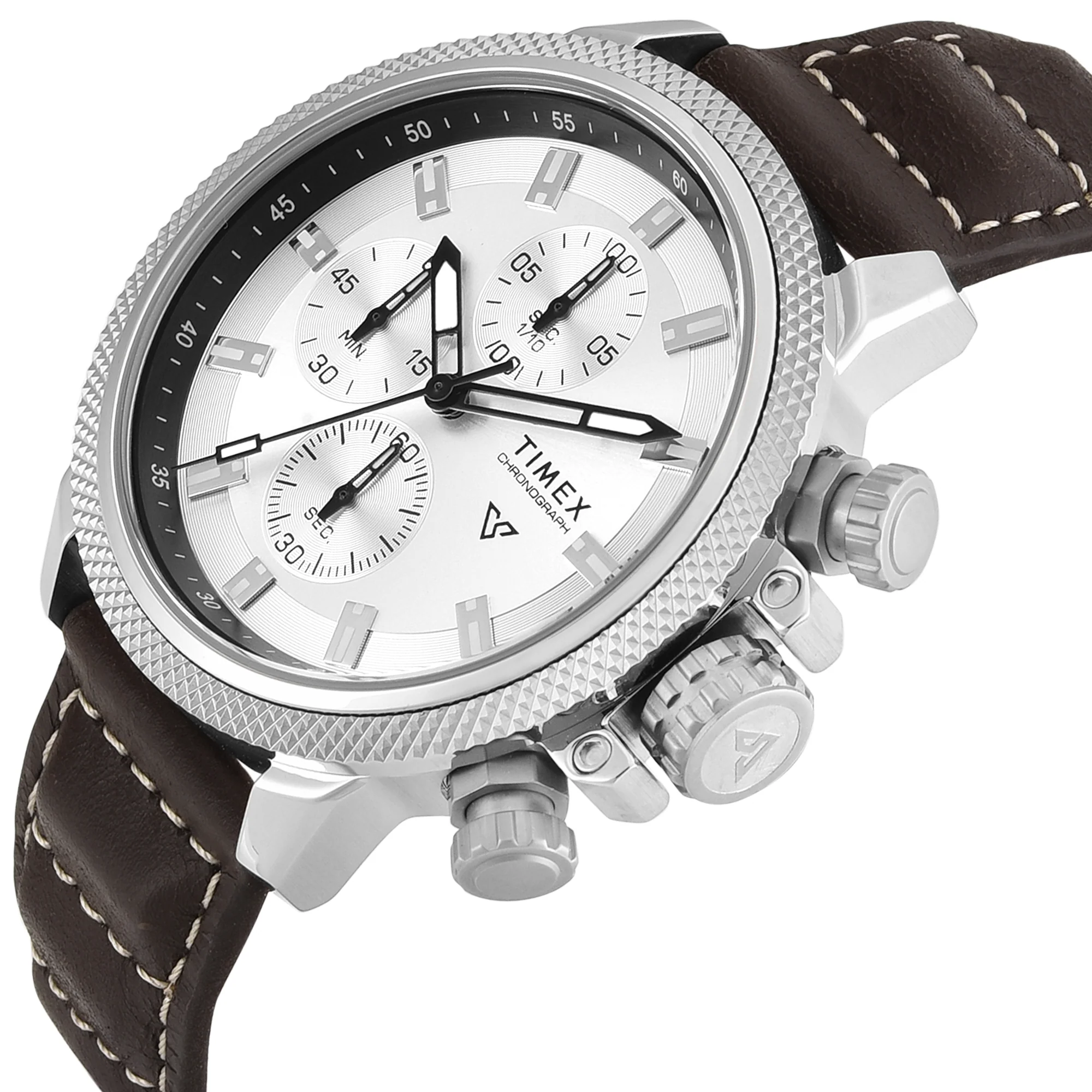 Timex Vector Round 46mm Silver Dial Analog Men Watch - TWEG35100 - Image 2