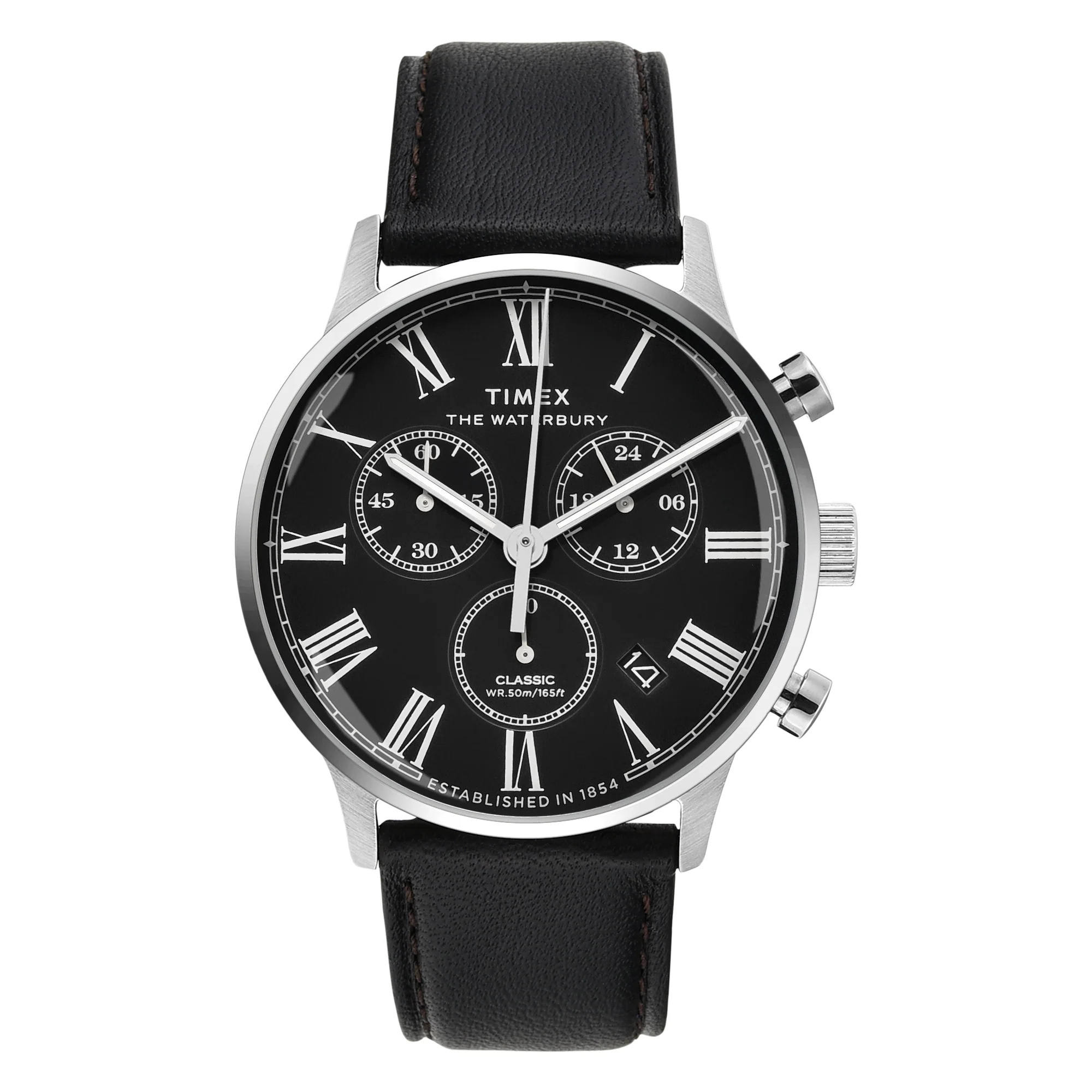 TIMEX Waterbury Classic White Round Dial Analog Men's Watch - TWEG26602