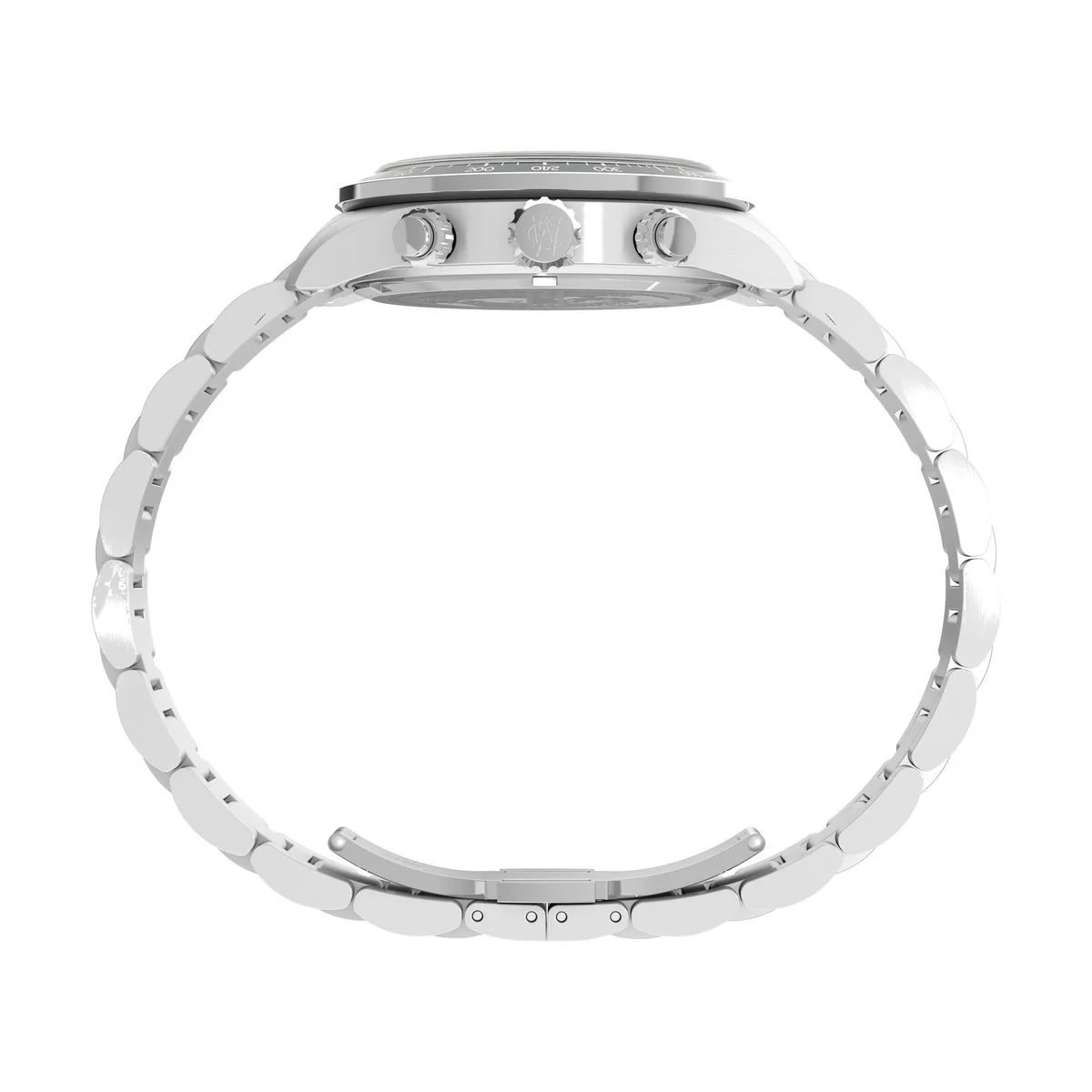 TIMEX Waterbury Heritage Silver Round Dial Analog Men's Watch - TW2Y19200IK - Image 3