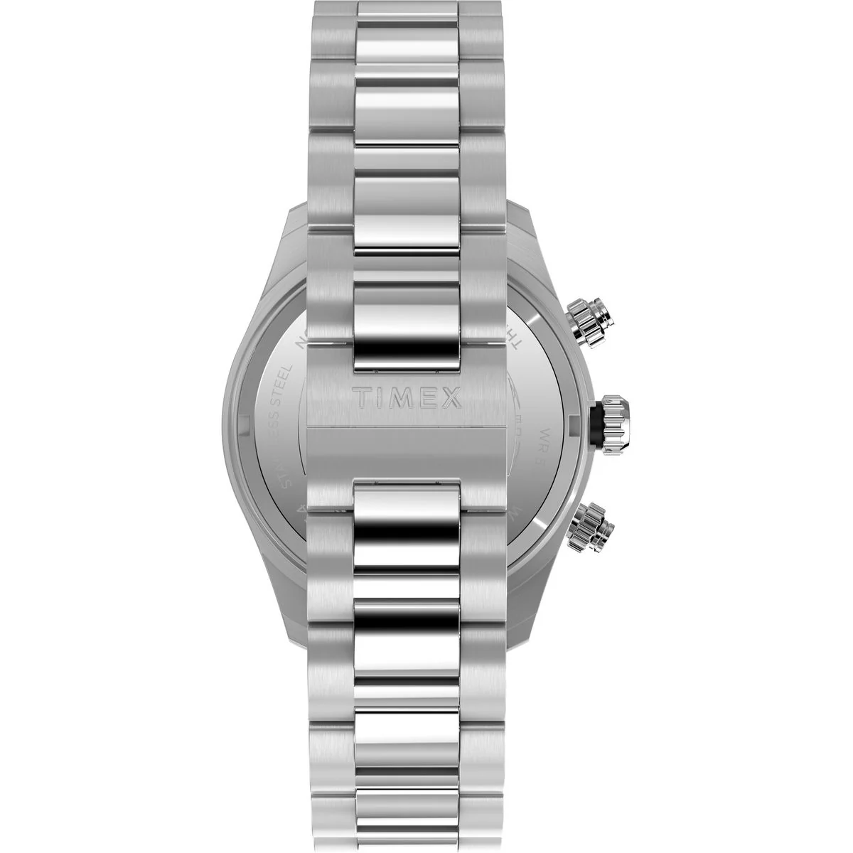 TIMEX Waterbury Heritage Silver Round Dial Analog Men's Watch - TW2Y19200IK - Image 4