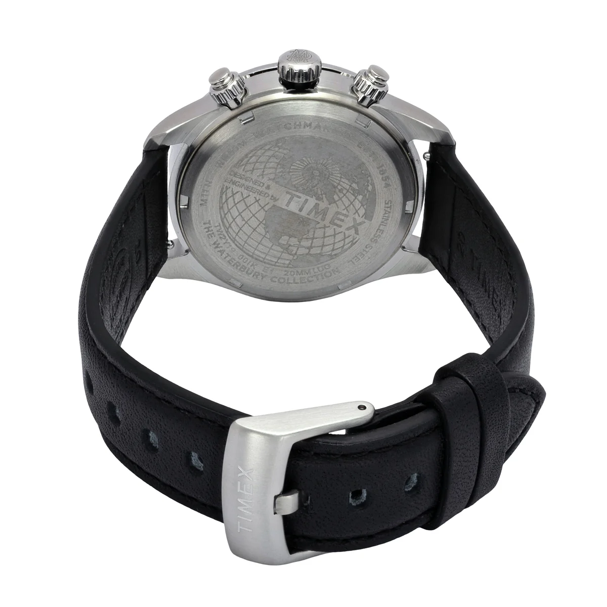 TIMEX Waterbury Heritage Silver Round Dial Analog Men's Watch - TW2Y19300IK - Image 2