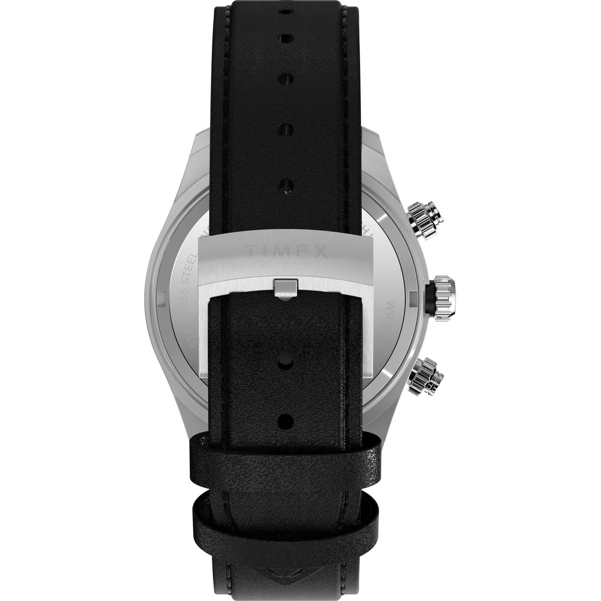 TIMEX Waterbury Heritage Silver Round Dial Analog Men's Watch - TW2Y19300IK - Image 4