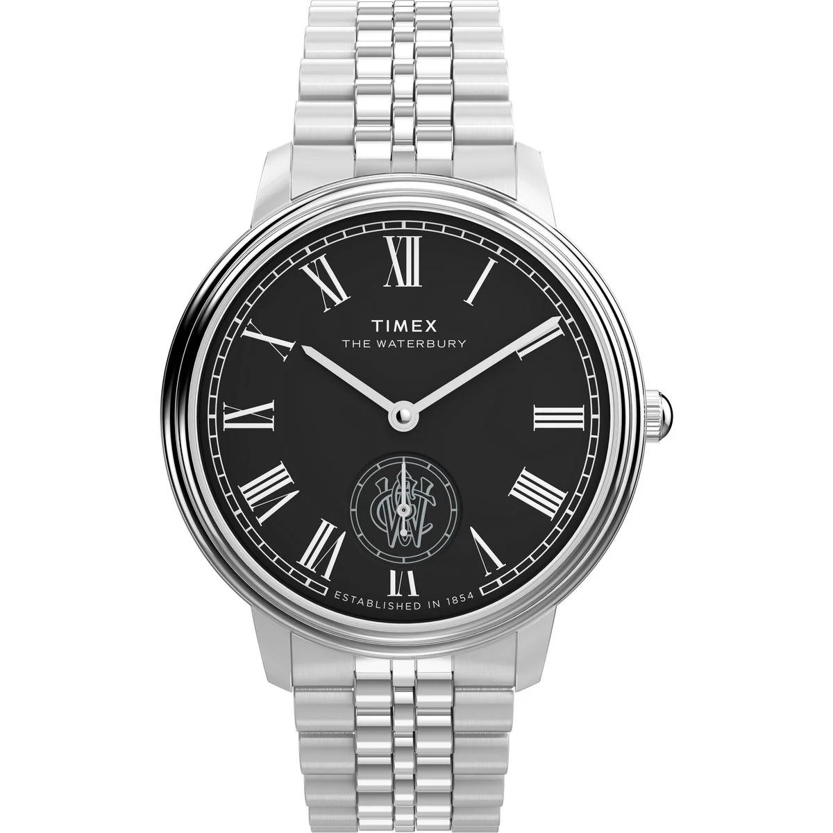 TIMEX Waterbury Metropolitan Black Round Dial Analog Men's Watch - TW2Y23300IK