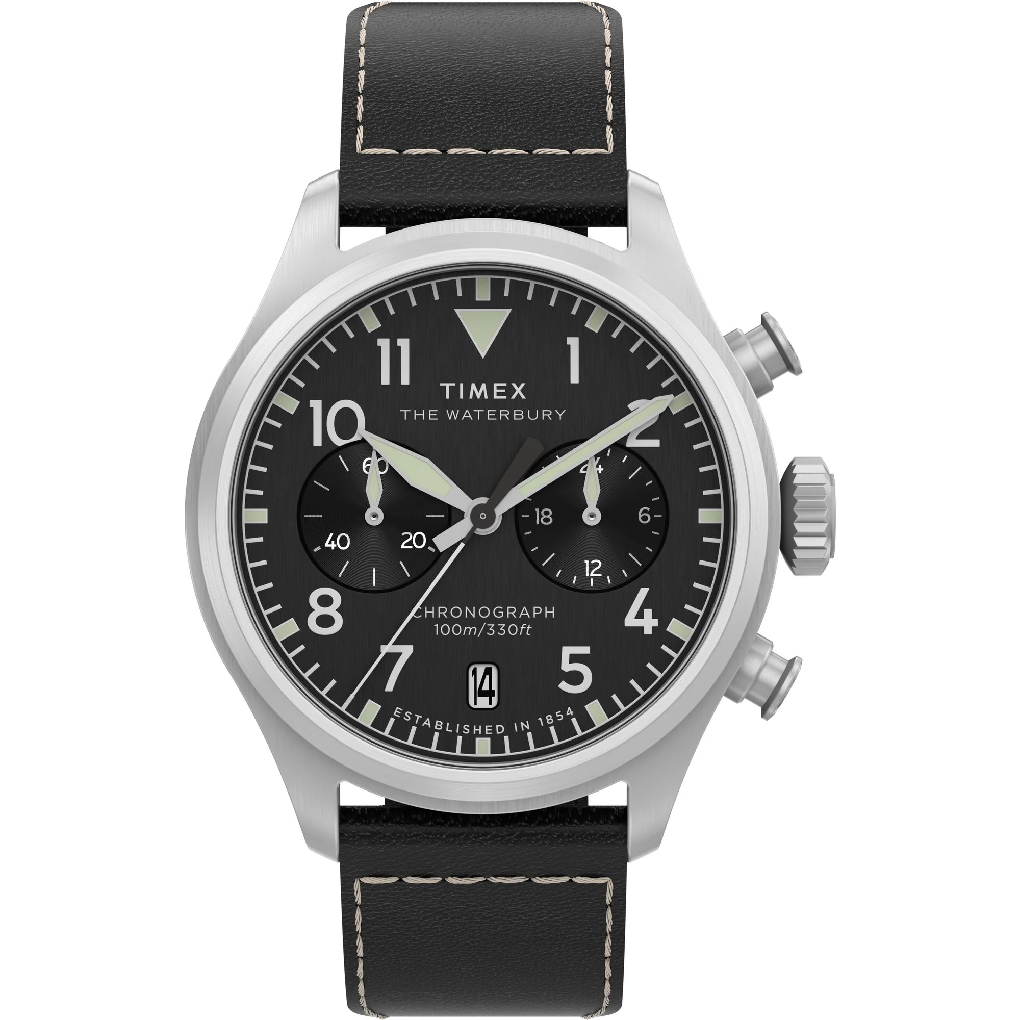 TIMEX Waterbury Traditional Black Round Dial Analog Men's Watch - TW2Y19000UJ