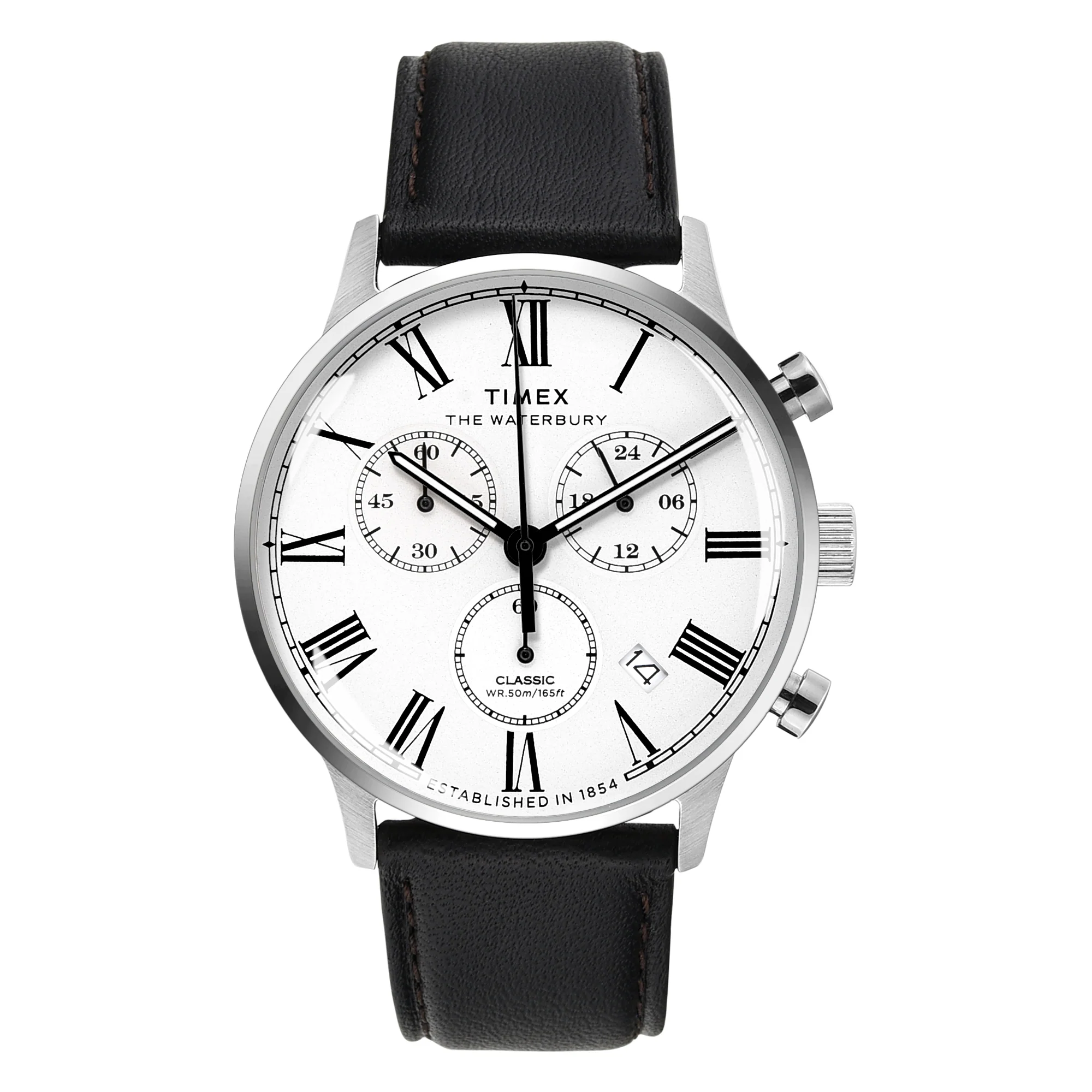 TIMEX WATERBURY White Round Dial Analog Men's Watch - TWEG26600