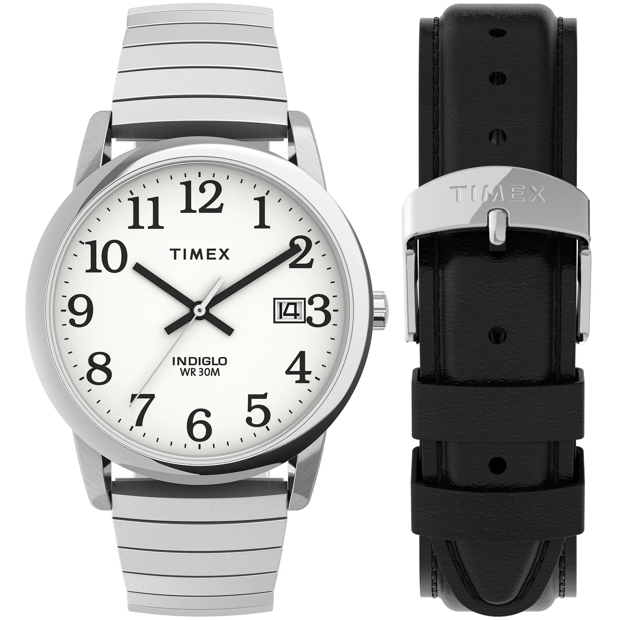 Timex Easy Reader Round 35mm White Dial Analog Men Watch - TWG025400JQ