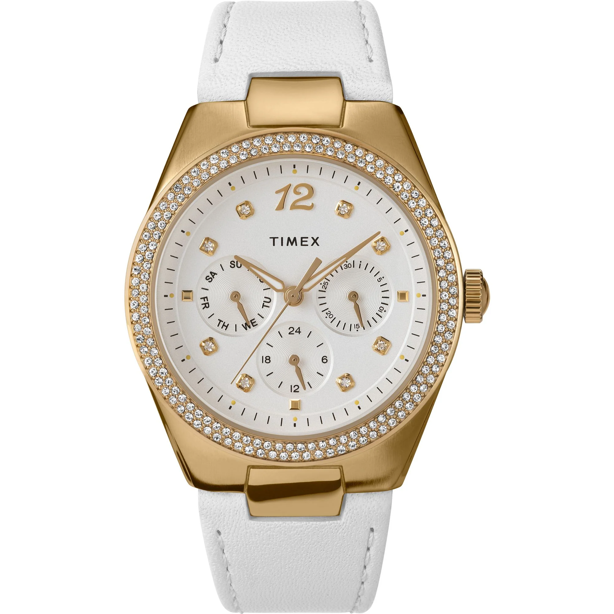 TIMEX White Round Dial Analog Women's Watch - TW2V80500UJ
