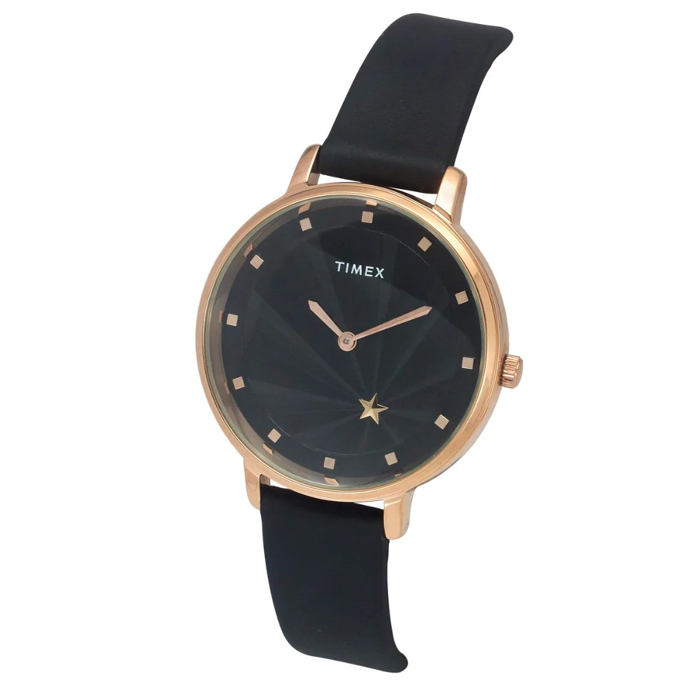 Timex Cosmic Awe Women 2 Hands Round Dial Black Watch - TWEL19101 - Image 3
