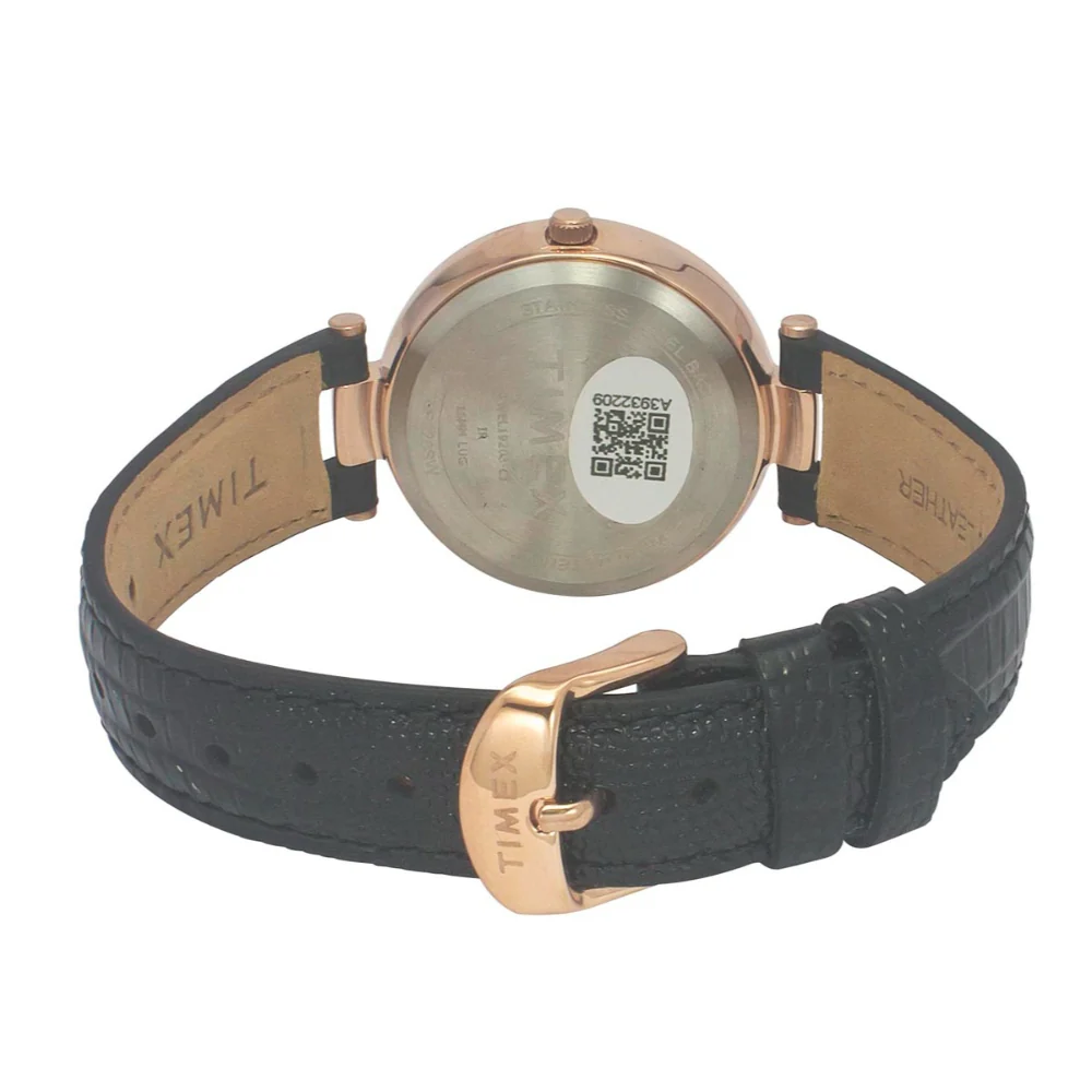 Timex Cosmic Awe Women 2 Hands Round Dial Black Watch - TWEL19203 - Image 3