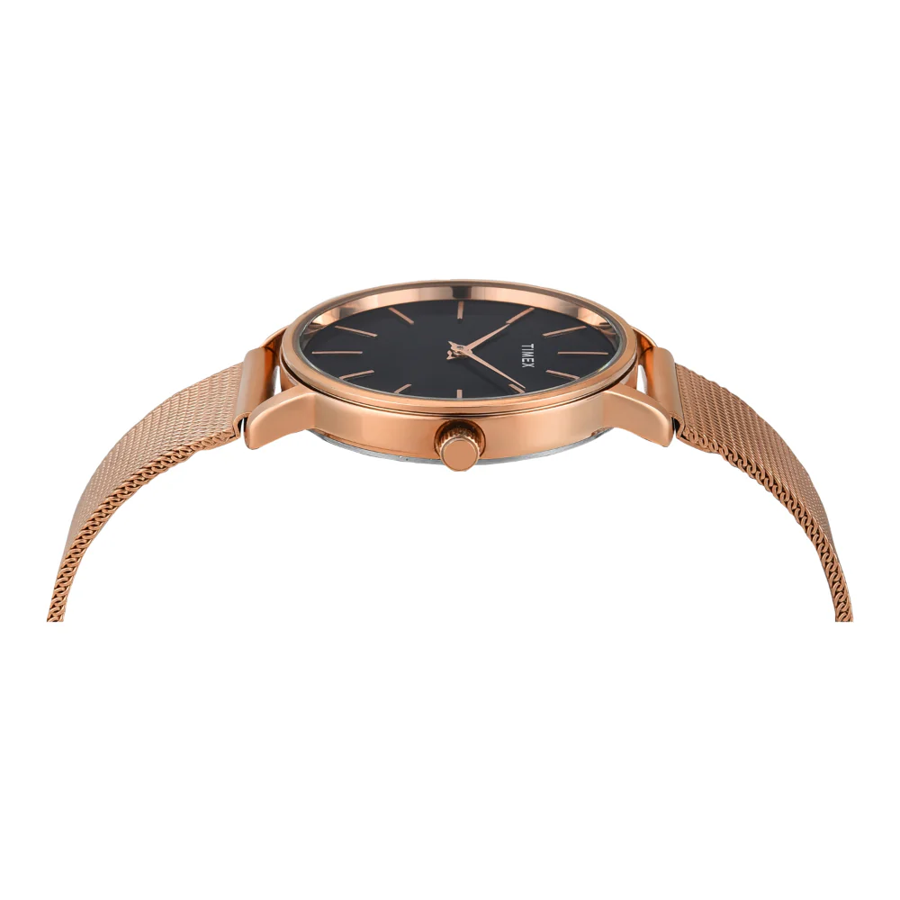 Timex Women Blue Round Analog Dial Watch- TWEL15610 - Image 4