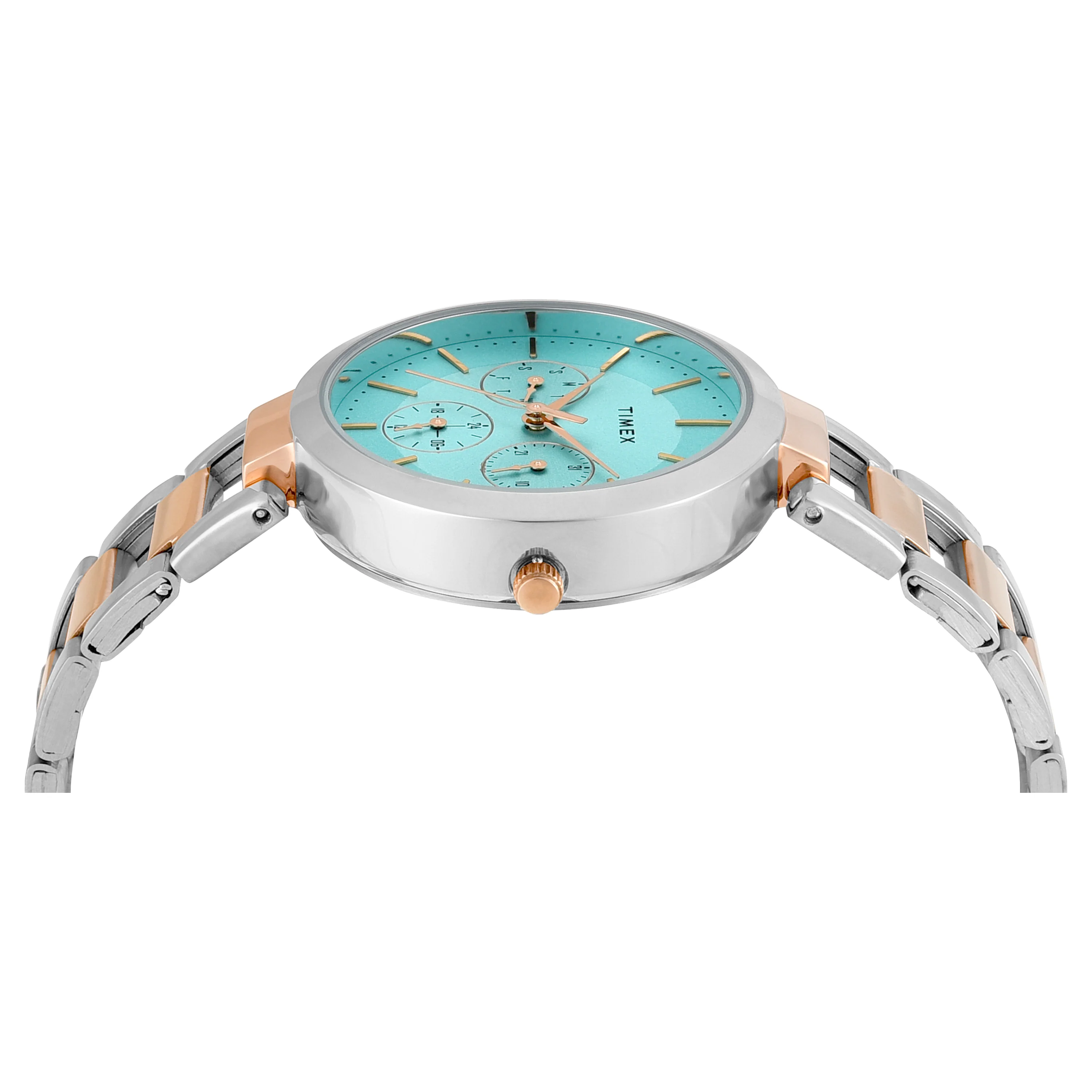TIMEX Women Blue Round Dial Analog Watch - TW000X269 - Image 4