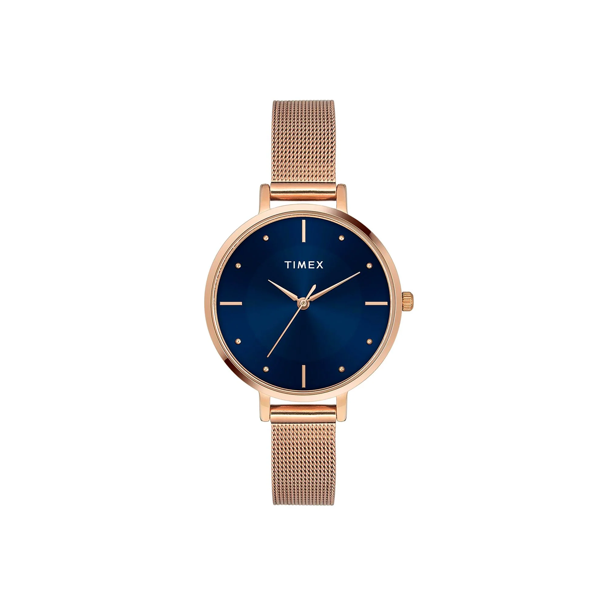 TIMEX Women Blue Round Dial Analog Watch - TWEL155SMU09
