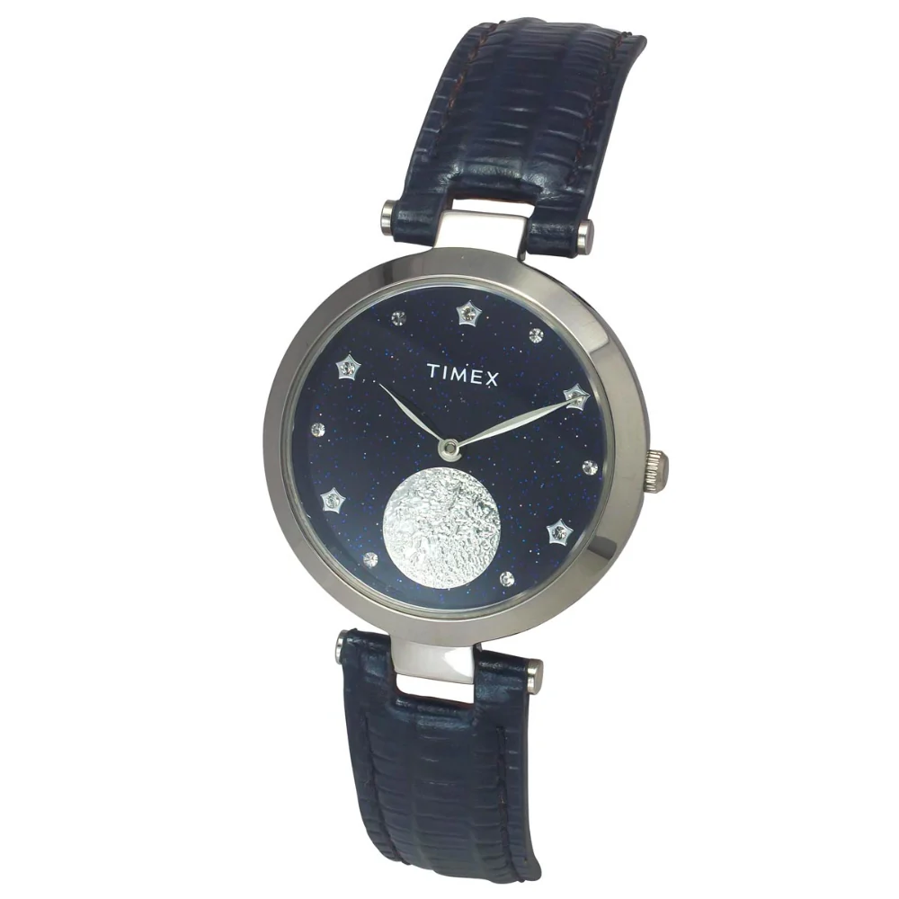Timex Cosmic Awe Women 2 Hands Round Dial Blue Watch - TWEL19202 - Image 2
