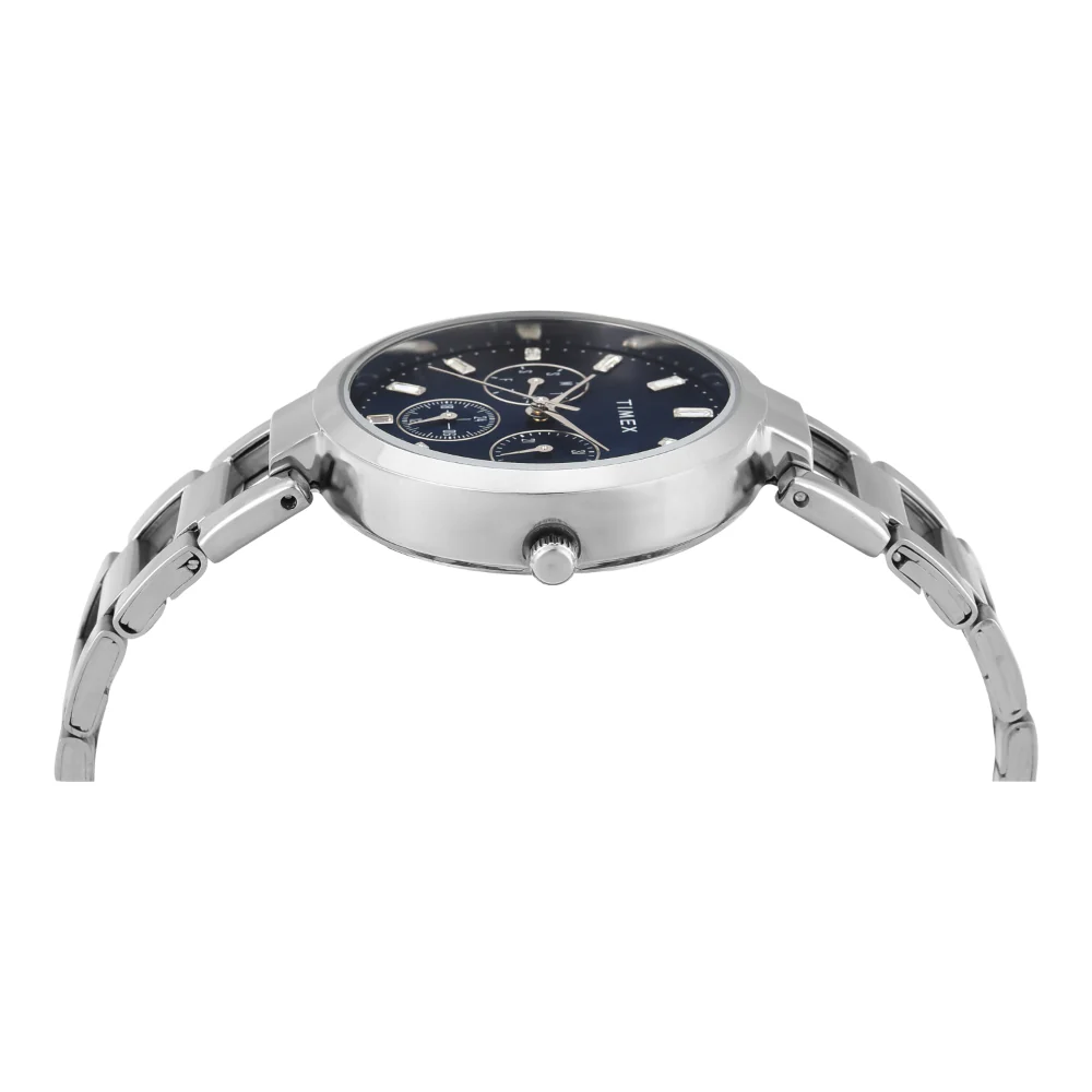 Timex Women Blue Round Multifunction Dial Watch- TW000X247 - Image 3
