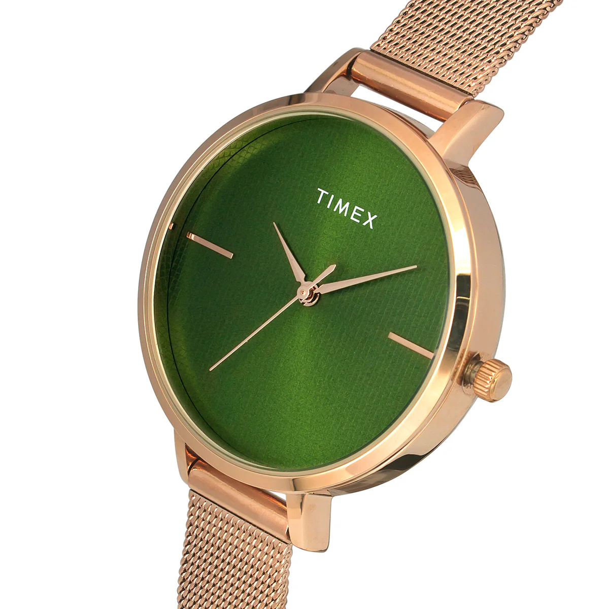 TIMEX Women Green Round Dial Analog Watch - TWEL155SMU04 - Image 2
