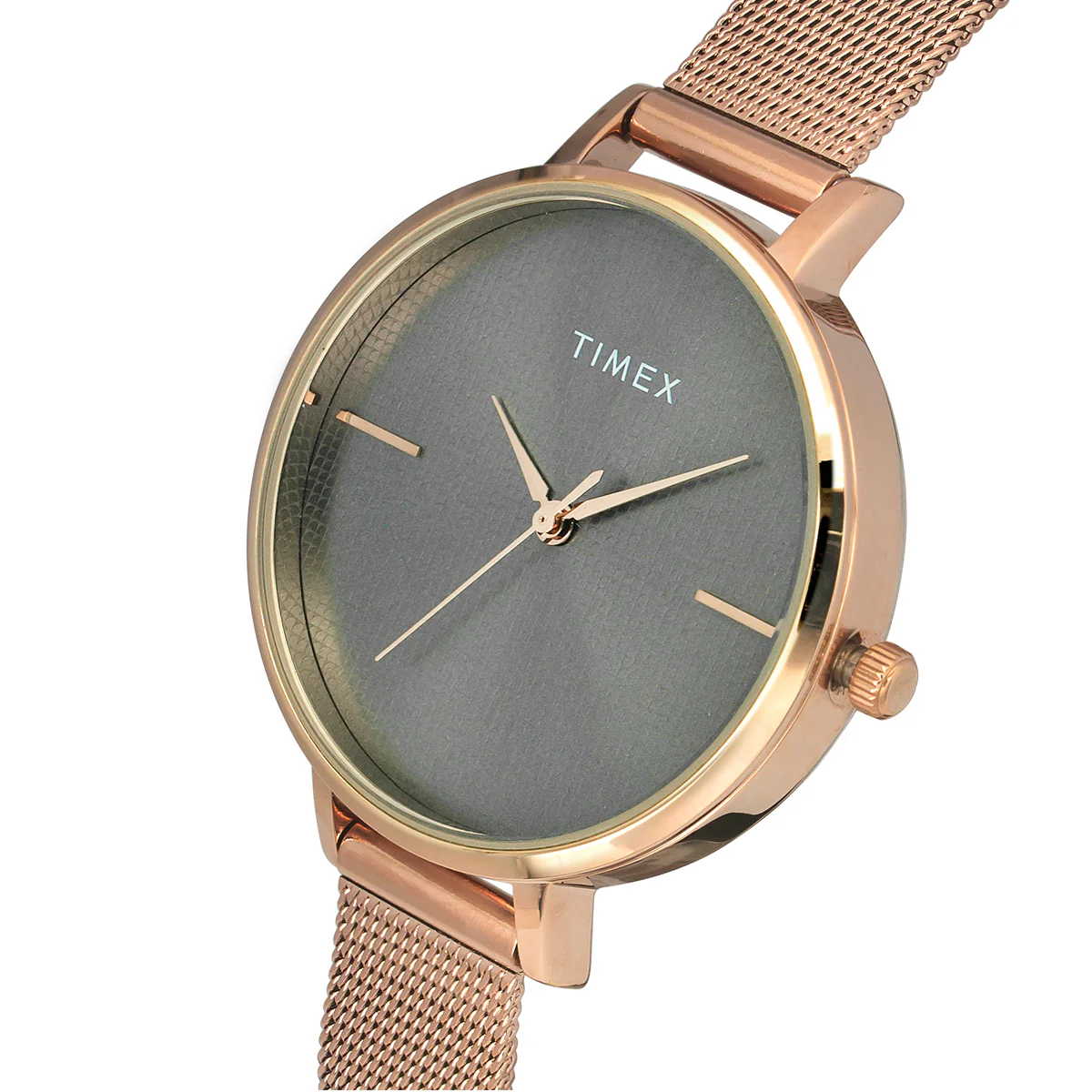 TIMEX Women Grey Round Dial Analog Watch - TWEL155SMU05 - Image 2