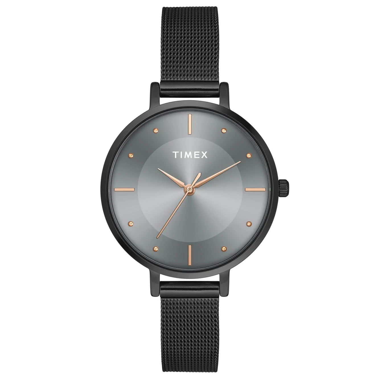 TIMEX Women Grey Round Dial Analog Watch - TWEL155SMU12