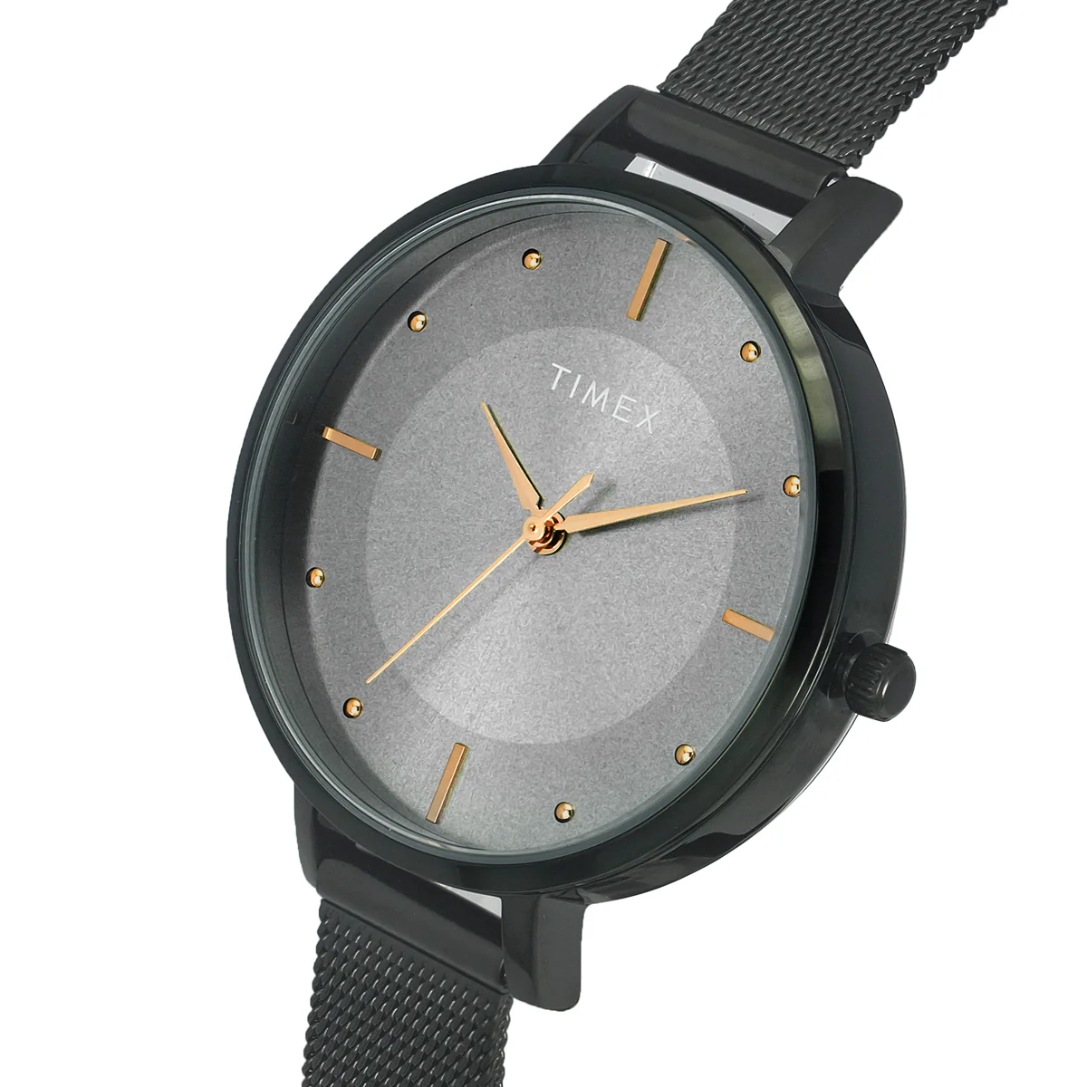 TIMEX Women Grey Round Dial Analog Watch - TWEL155SMU12 - Image 3