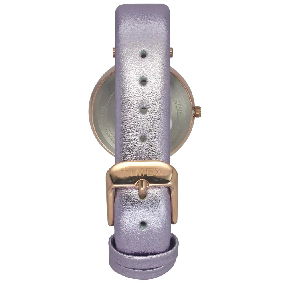 Timex Cosmic Awe Women 2 Hands Round Dial Lavender Watch - TWEL19200 - Image 5