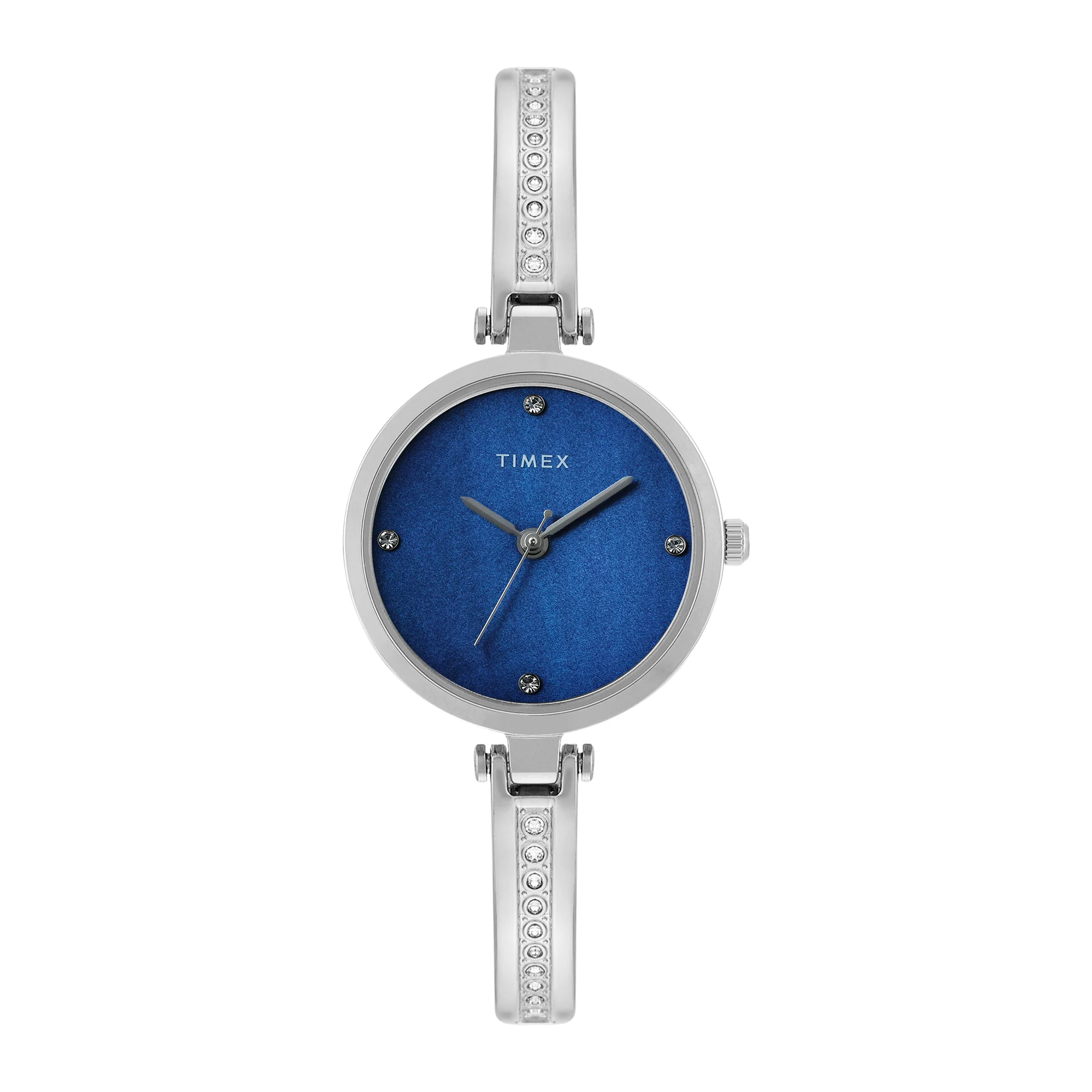 TIMEX Women Mother of Pearl Blue Round Dial Analog Watch - TWEL200SMU01