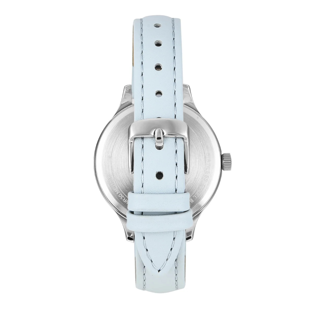 Timex Women Multifunction Blue Round Brass Dial Watch- TWEL14821 - Image 3