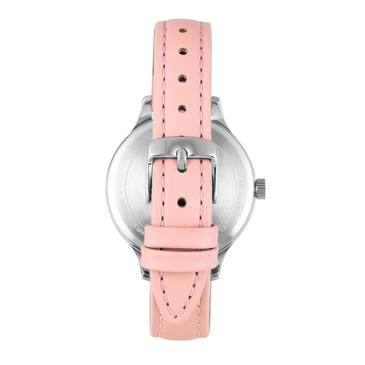 Timex Women Multifunction Silver Round Brass Dial Watch- TWEL14822 - Image 3