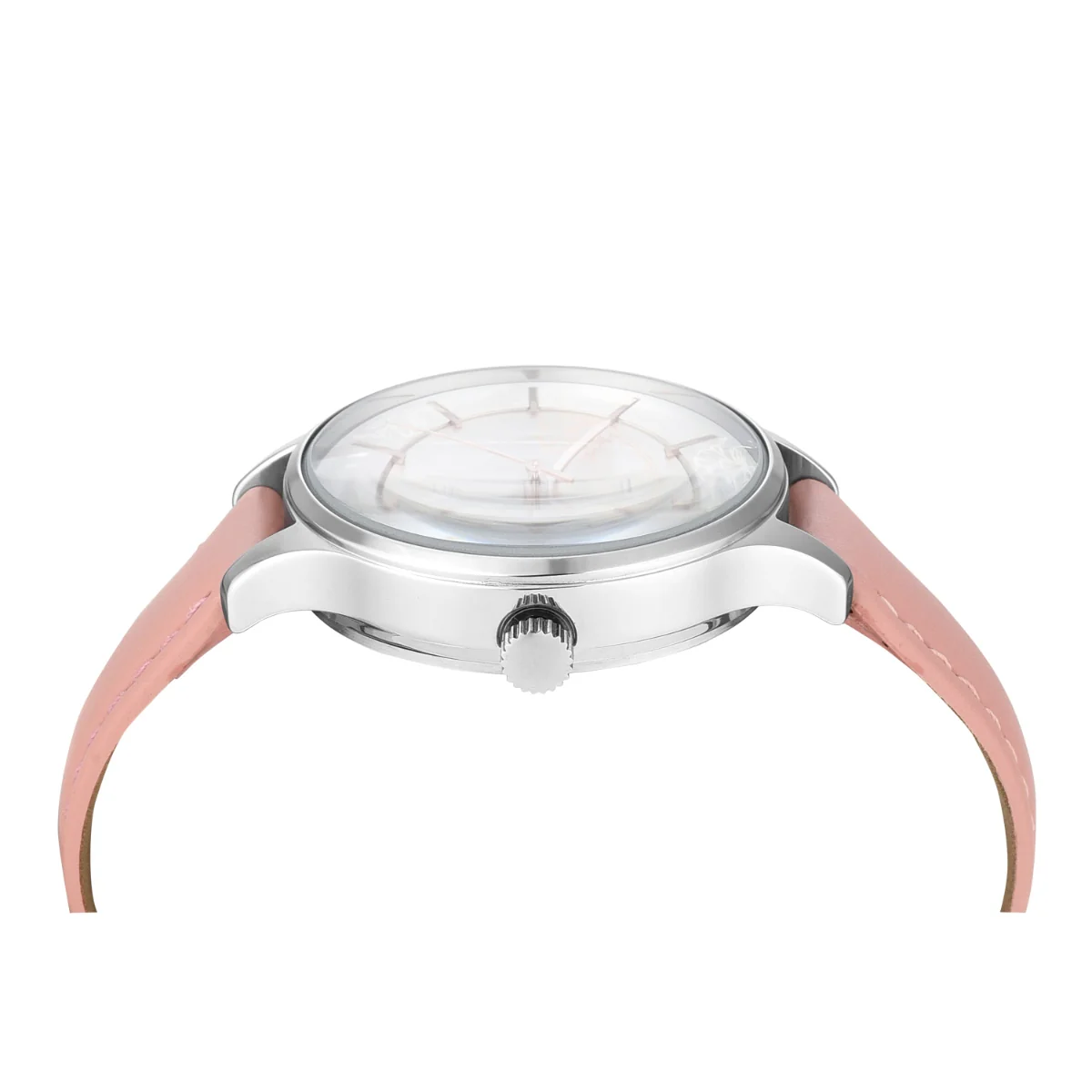 Timex Women Multifunction Silver Round Brass Dial Watch- TWEL14822 - Image 5