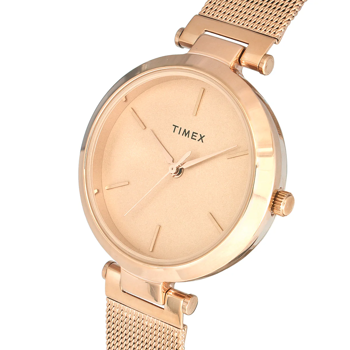 TIMEX Women Rose Gold Round Dial Analog Watch - TWEL118SMU04 - Image 2