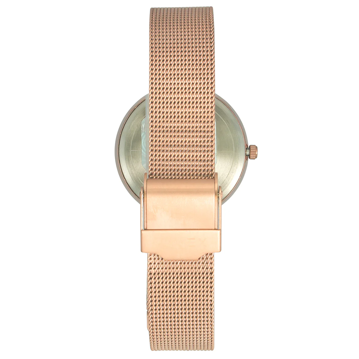TIMEX Women Rose Gold Round Dial Analog Watch - TWEL118SMU04 - Image 3