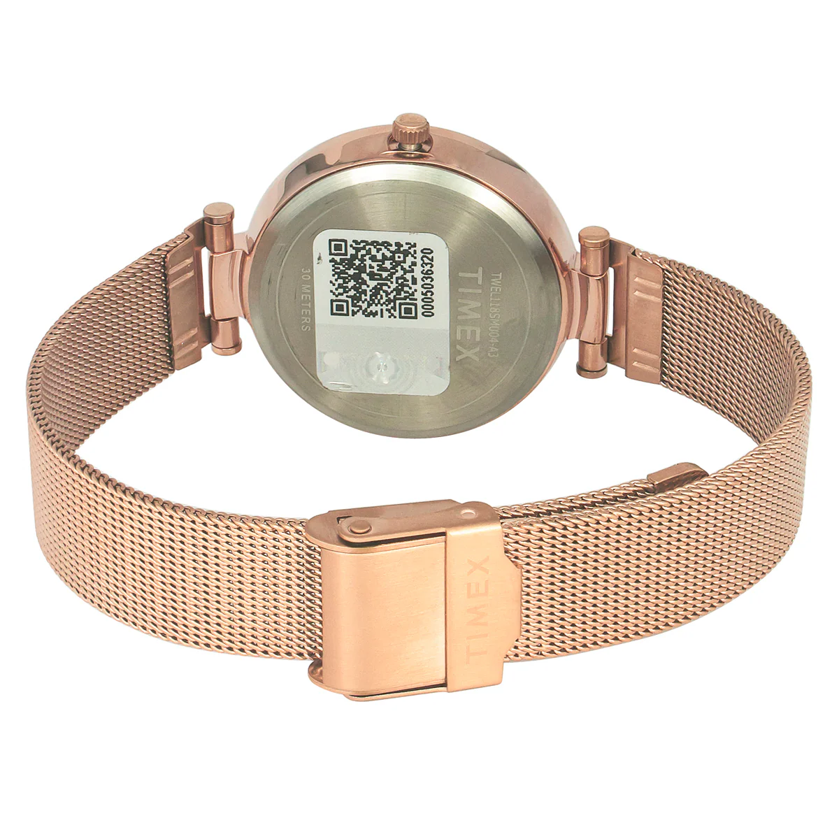 TIMEX Women Rose Gold Round Dial Analog Watch - TWEL118SMU04 - Image 4
