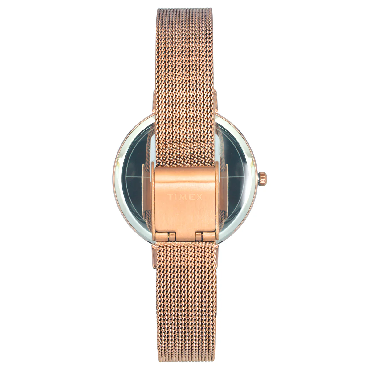 TIMEX Women Rose Gold Round Dial Analog Watch - TWEL155SMU06 - Image 3