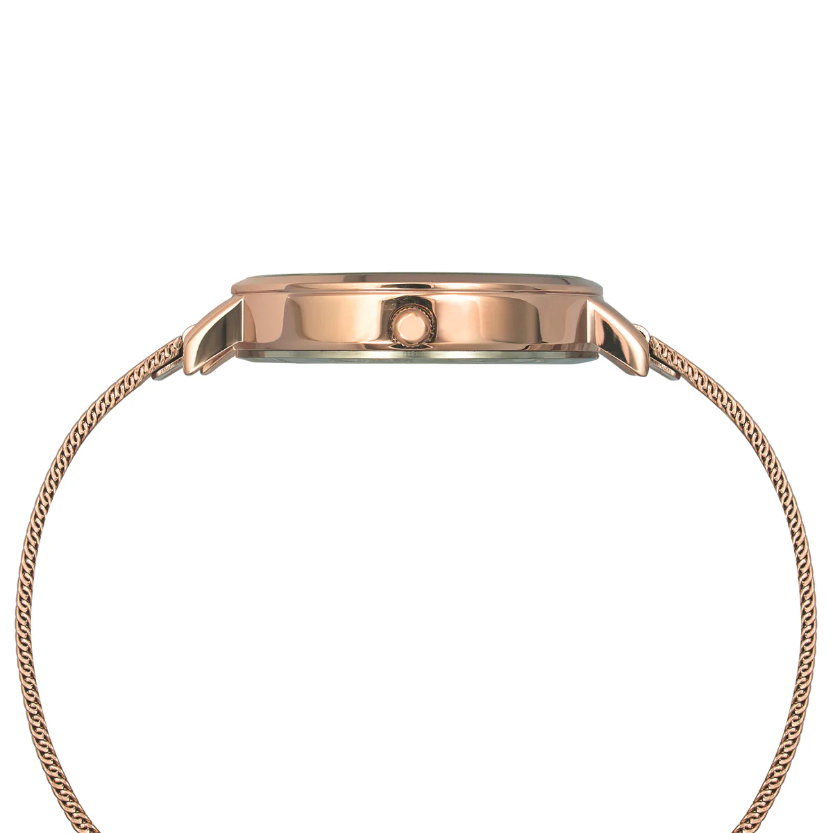 TIMEX Women Rose Gold Round Dial Analog Watch - TWEL155SMU06 - Image 5