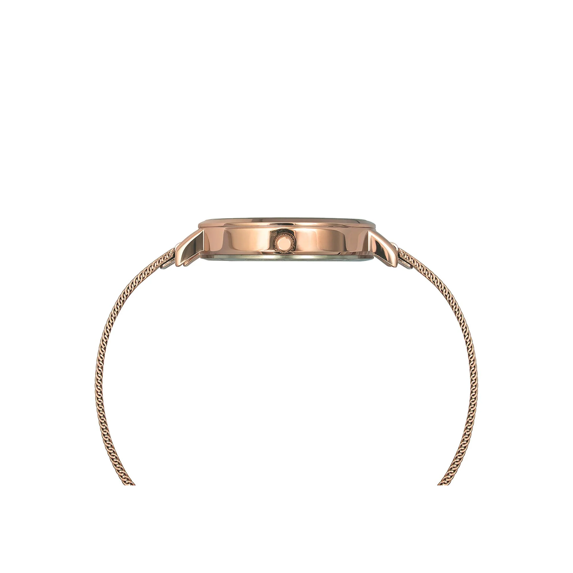 TIMEX Women Rose Gold Round Dial Analog Watch - TWEL155SMU10 - Image 2