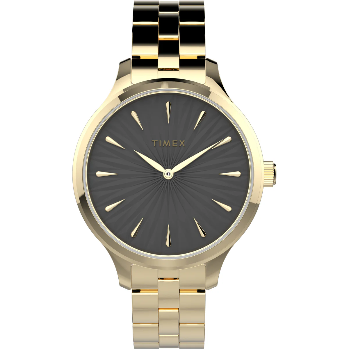 Timex Women's Analog Black Dial Coloured Quartz Watch, Round Dial with 36 mm Case width - TW2V06200UJ