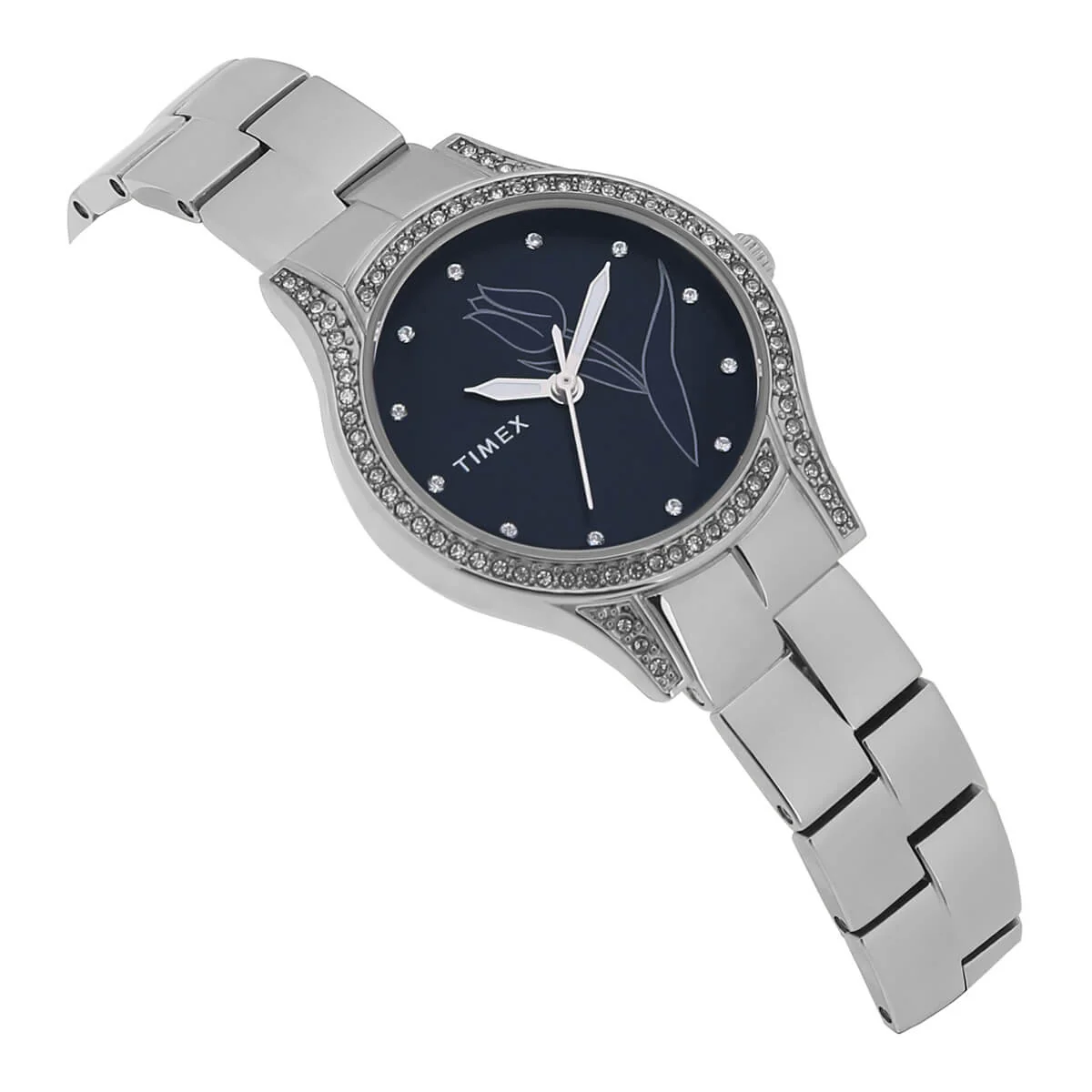 Timex Empera Women's Blue Dial Round Case 3 Hands Function Watch -TW0TL9500 - Image 2