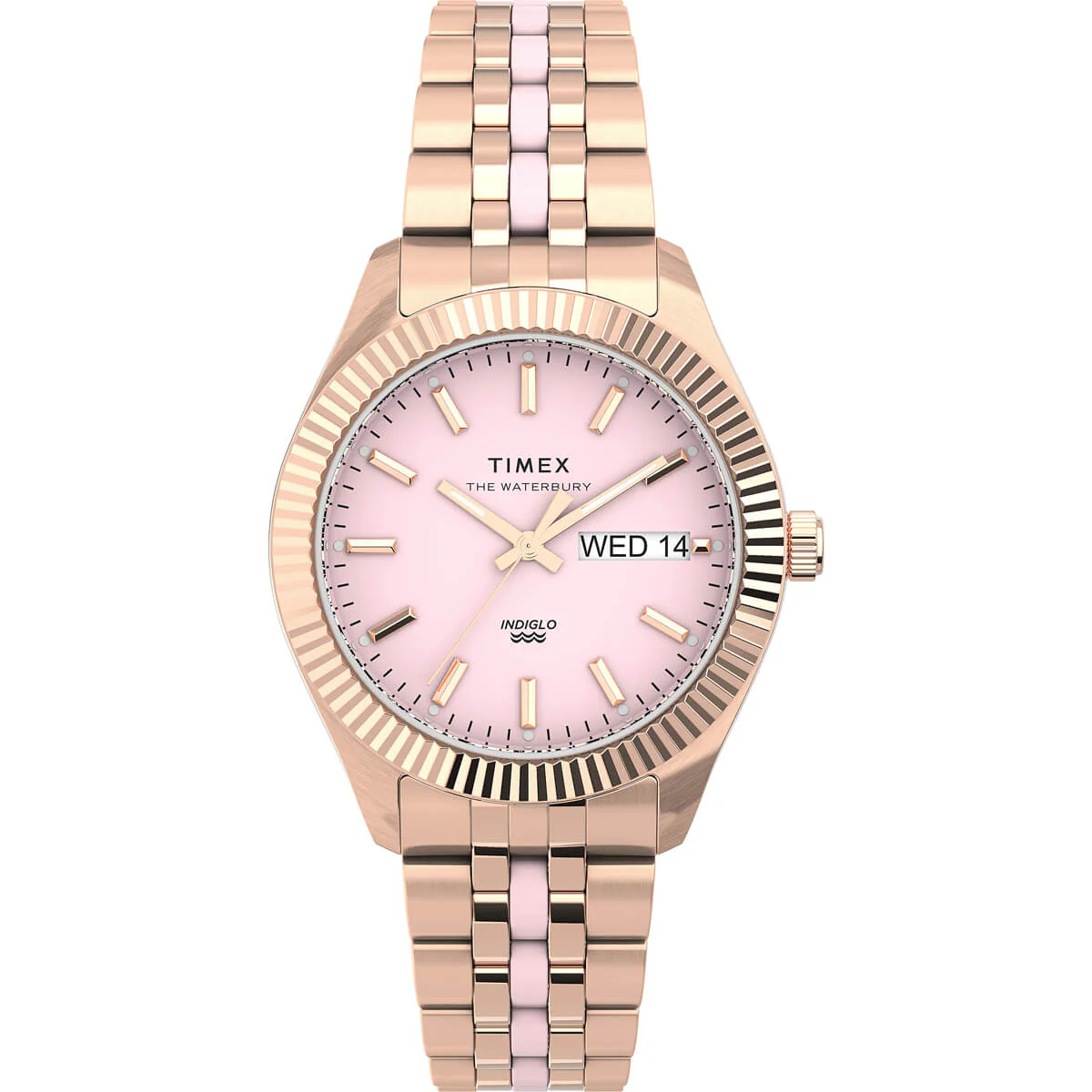 Waterbury Legacy Boyfriend 36mm Stainless Steel Bracelet Watch
