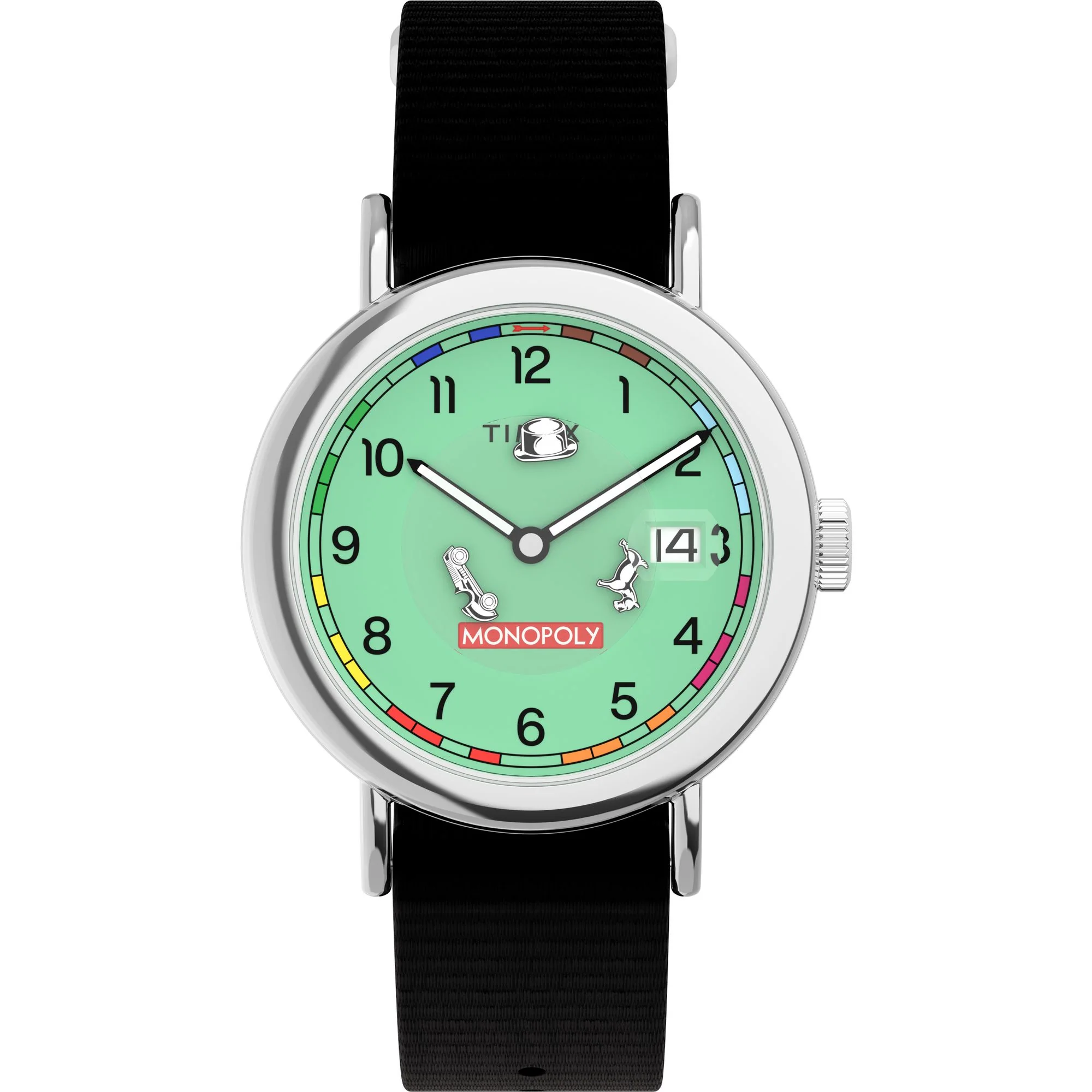 Timex x Monopoly Weekender 37mm Fabric Strap Watch