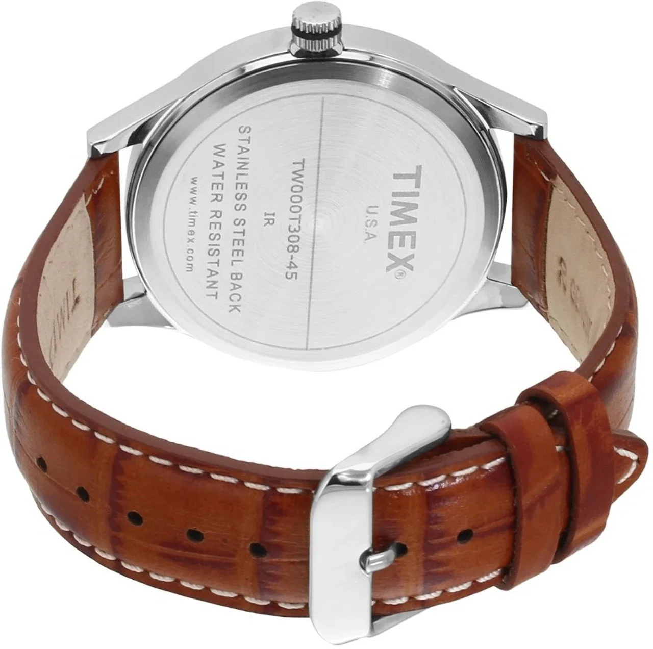 Timex Fashion Men's Silver Dial Round Case Multifunction Function Watch -TW000T308 - Image 3