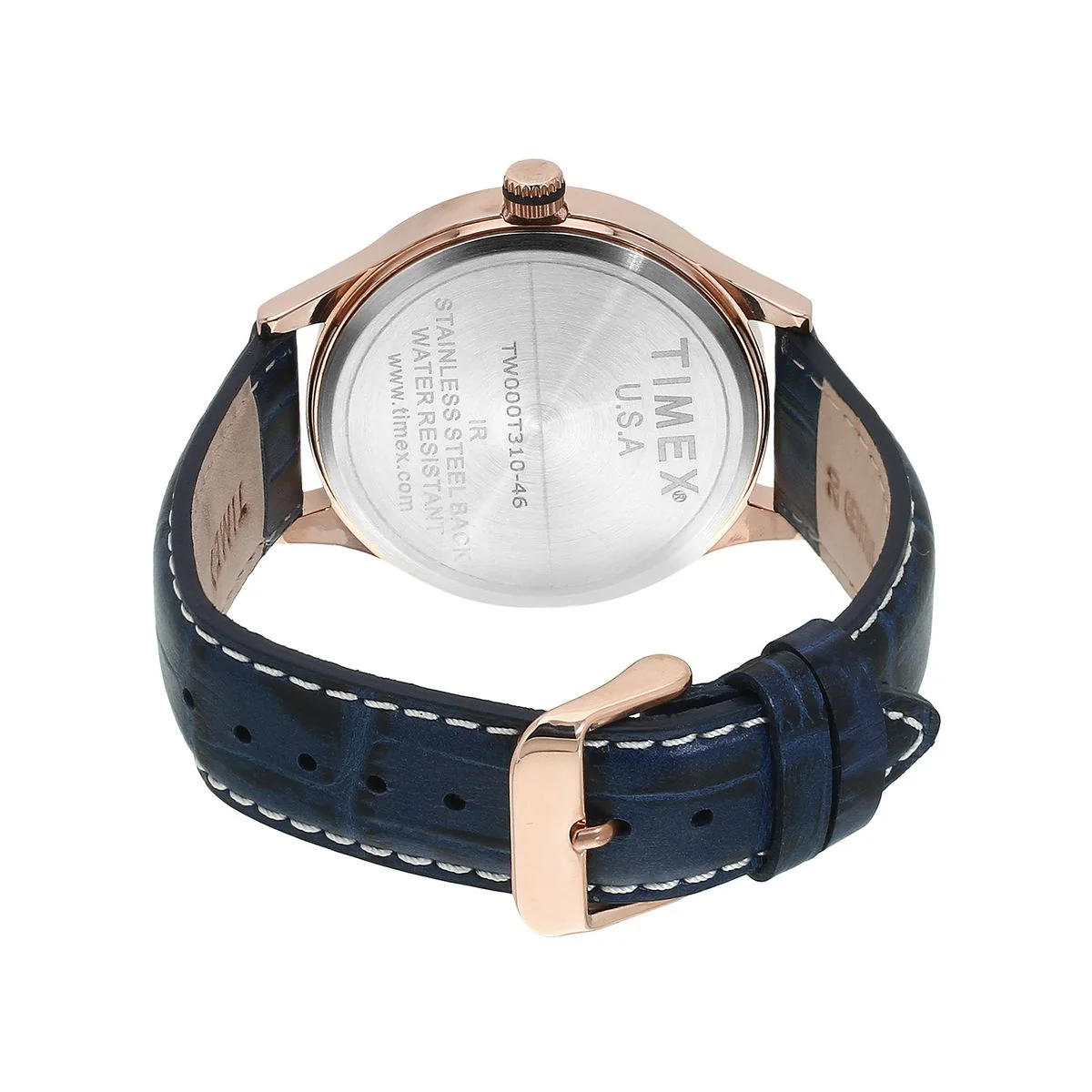 Timex Fashion Men's Blue Dial Round Case Multifunction Function Watch -TW000T310 - Image 3