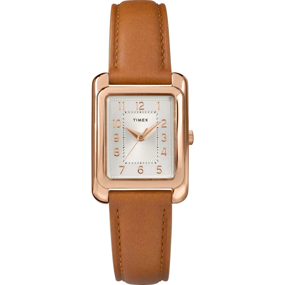 Timex Global Women's Rose Gold-Tone Dial Case Leather-Strap Function Watch -TW2R89500 - Image 5
