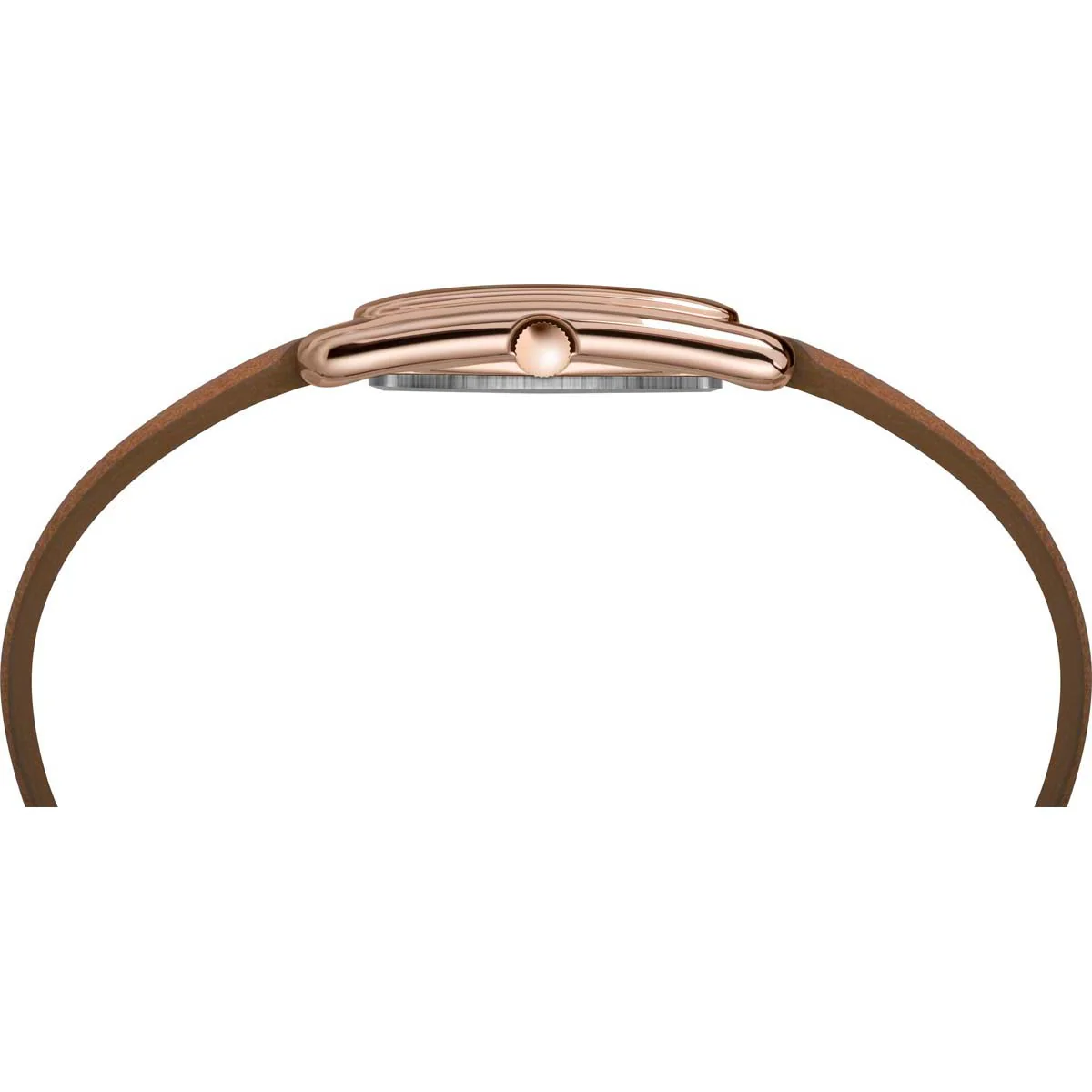 Timex Global Women's Rose Gold-Tone Dial Case Leather-Strap Function Watch -TW2R89500 - Image 6
