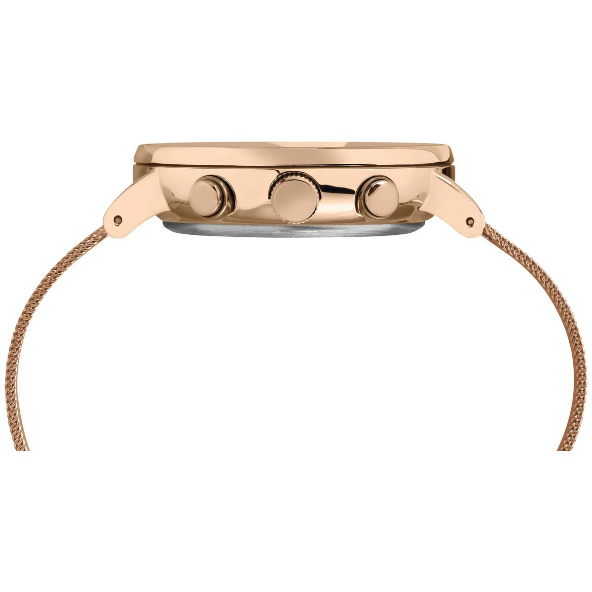 Timex Essential Collection Men's Quartz Analog Rose Gold-Tone Dial Round Case Adjustable-Stainless-Steel-Bracelet Function Watch -TW2T37100 - Image 2