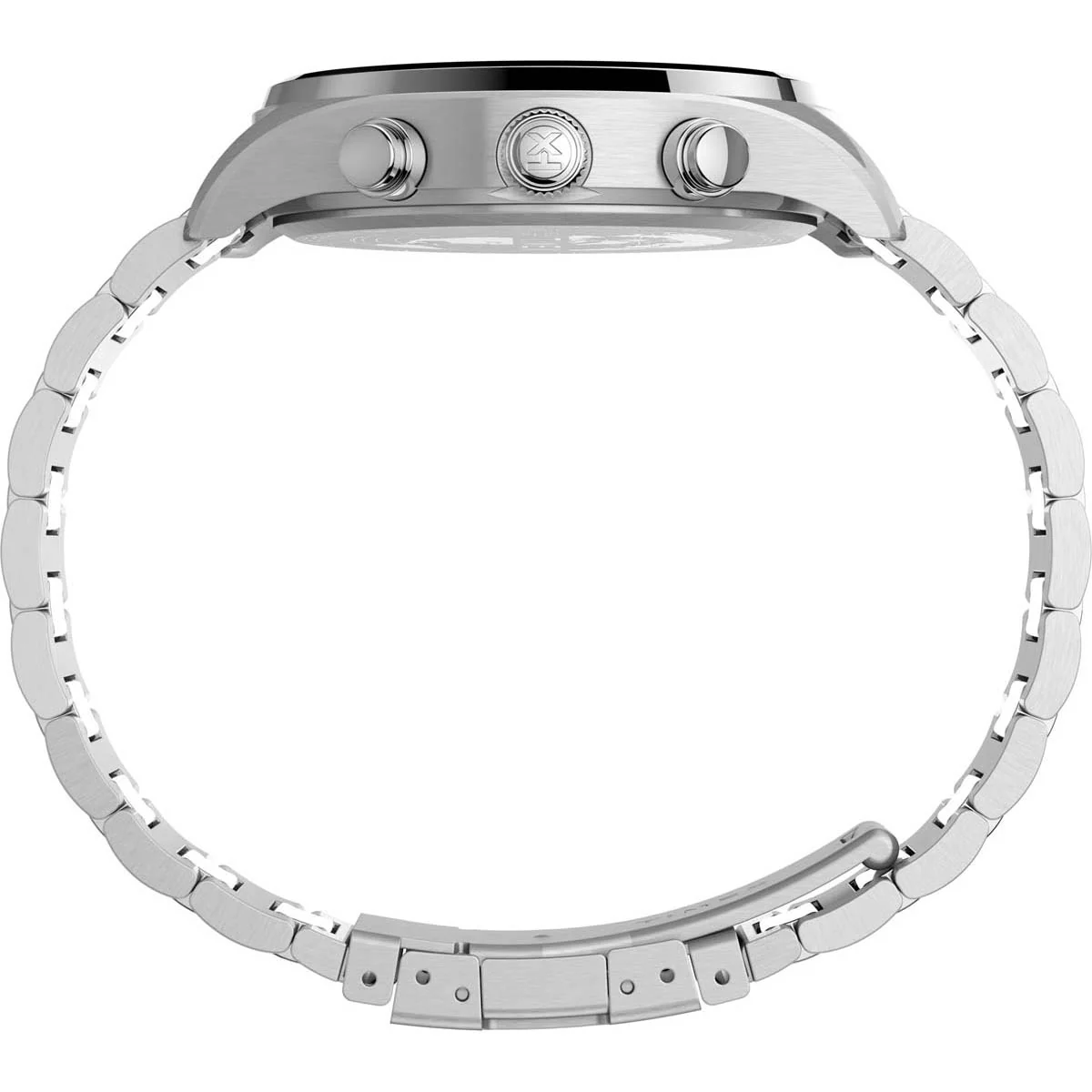 Timex Heritage Collection Men's Quartz Analog Stainless Steel Dial Round Case Stainless-Steel Function Watch -TW2T70400 - Image 2