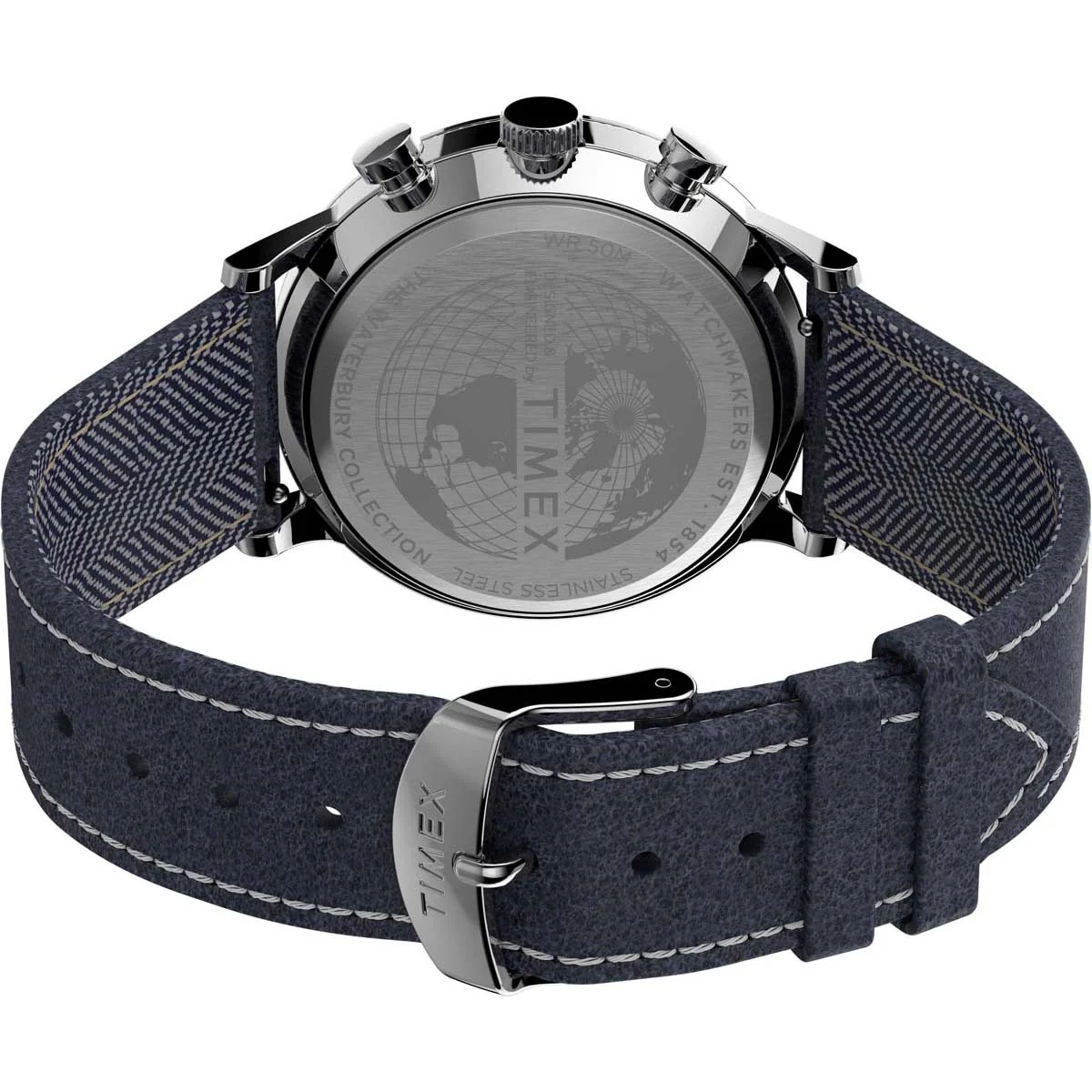 Timex Heritage Collection Men's Quartz Analog Stainless Steel Dial Round Case Stainless-Steel Function Watch -TW2T71300 - Image 8