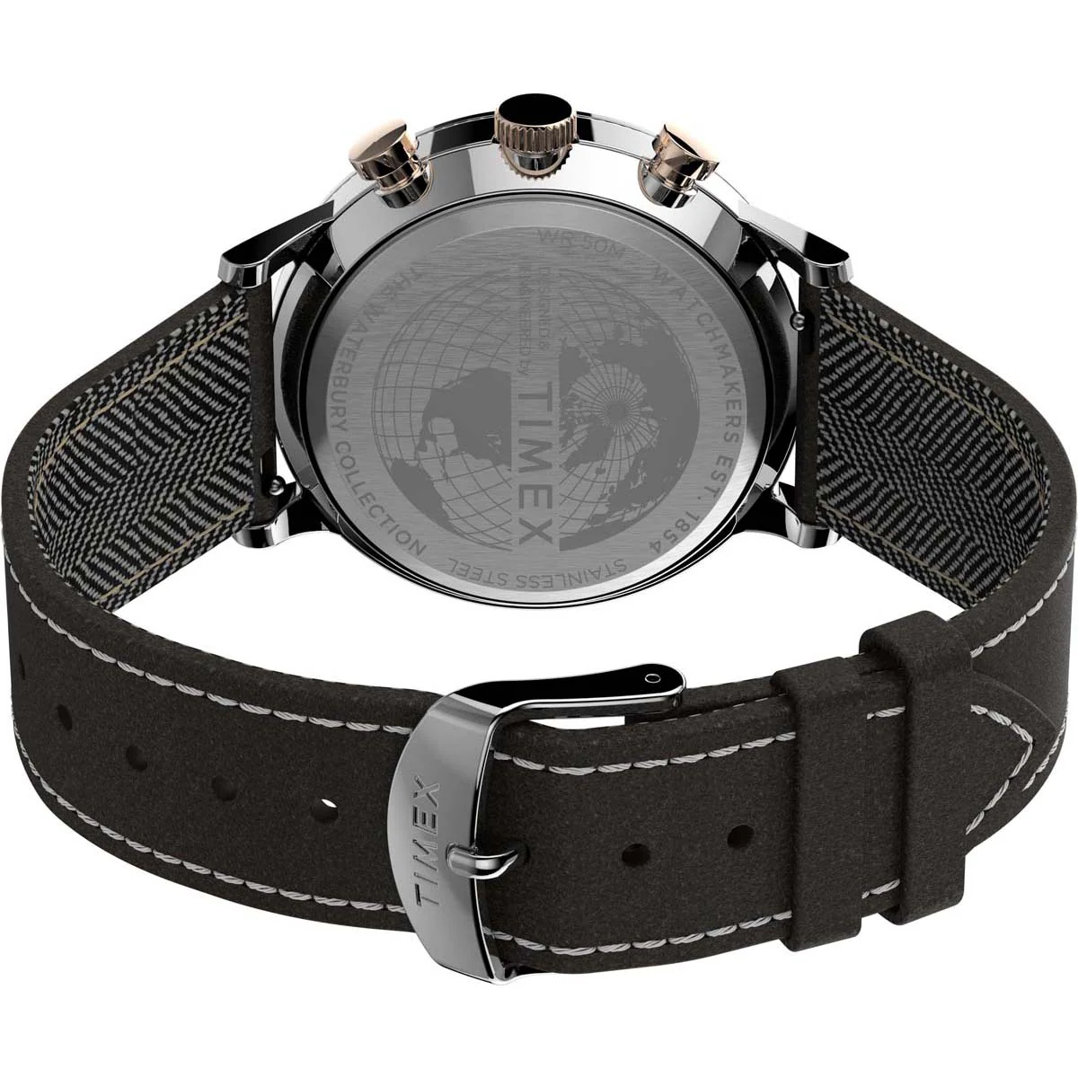 Timex Heritage Collection Men's Quartz Analog Stainless Steel Dial Round Case Stainless-Steel Function Watch -TW2T71500UJ - Image 8