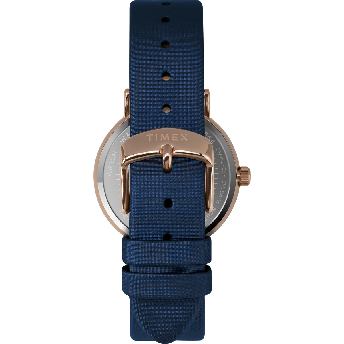 Timex Global Women's Rose Gold-Tone Dial Case Leather-Strap Function Watch -TW2T87800 - Image 3