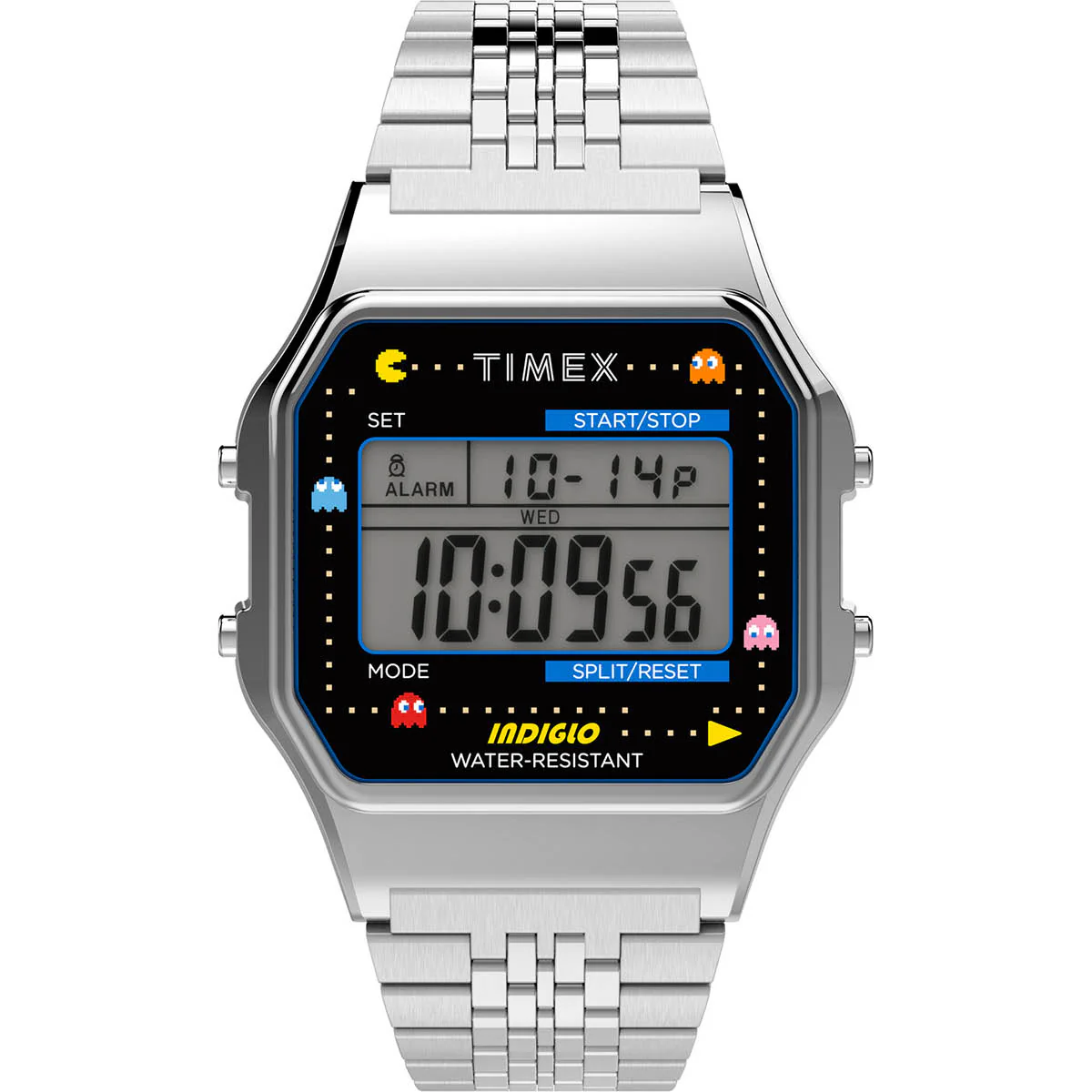 Timex Global Unisex Silver-Tone Dial Case Chronograph Function Watch -TW2U31900