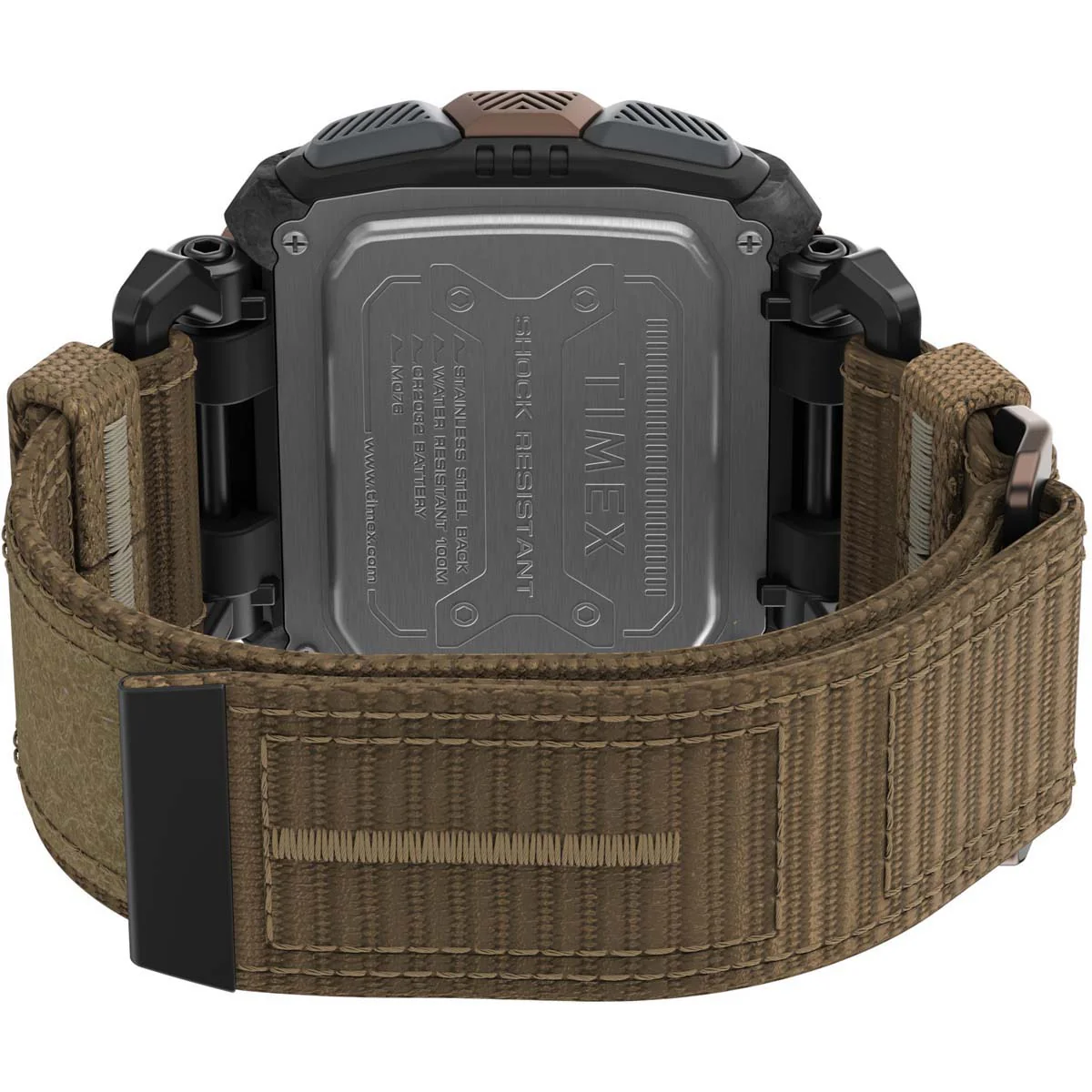 Timex Digital Men's Digital Quartz Black Dial Round Case Shock-Resistant-Watch Function Watch -TW5M28600 - Image 4
